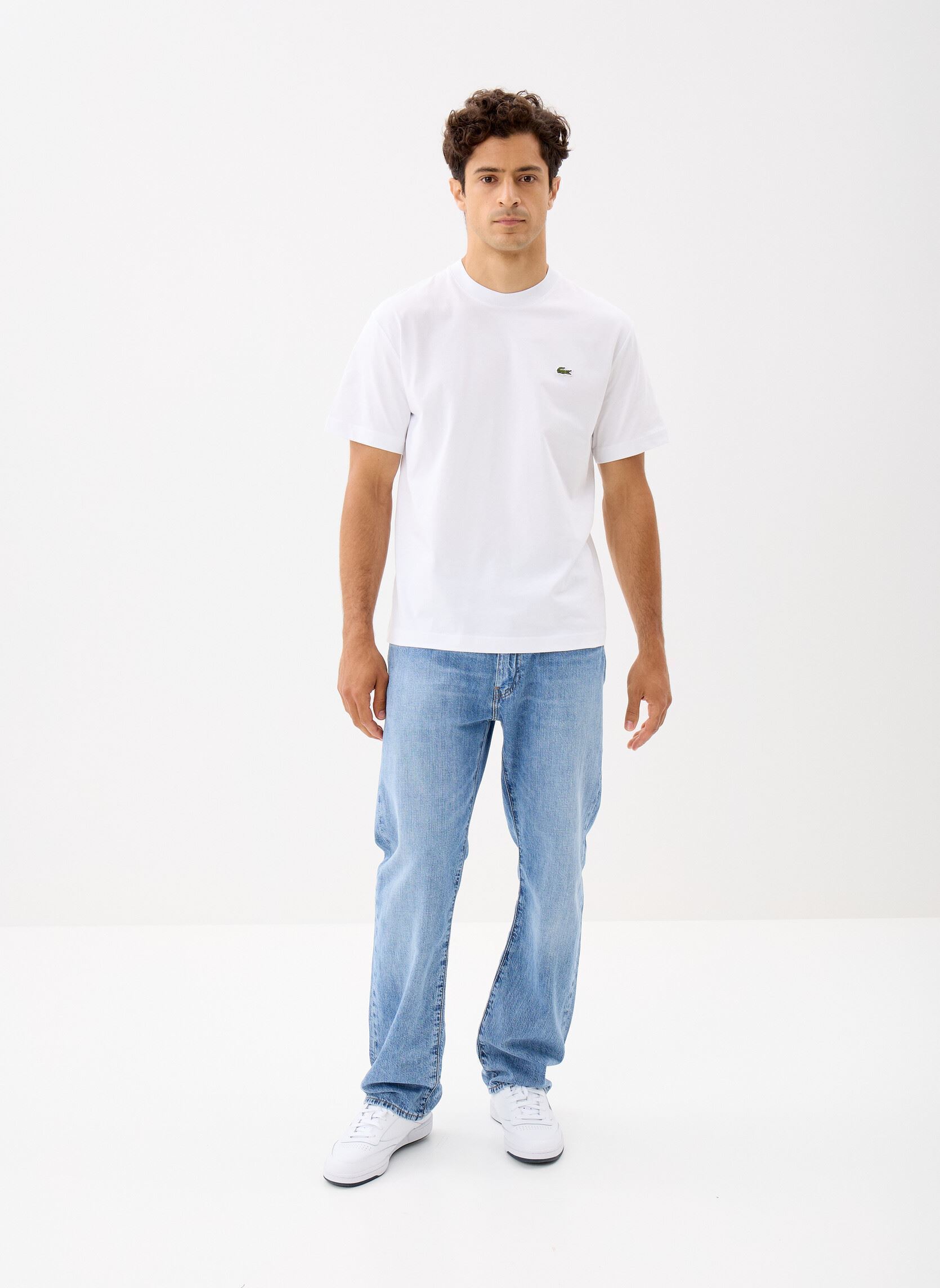 Tee-shirts manches courtes Tee Shirt TH7318 homme noir Lacoste Tee-shirts manches courtes Tee Shirt TH7318 homme noir BLANC
