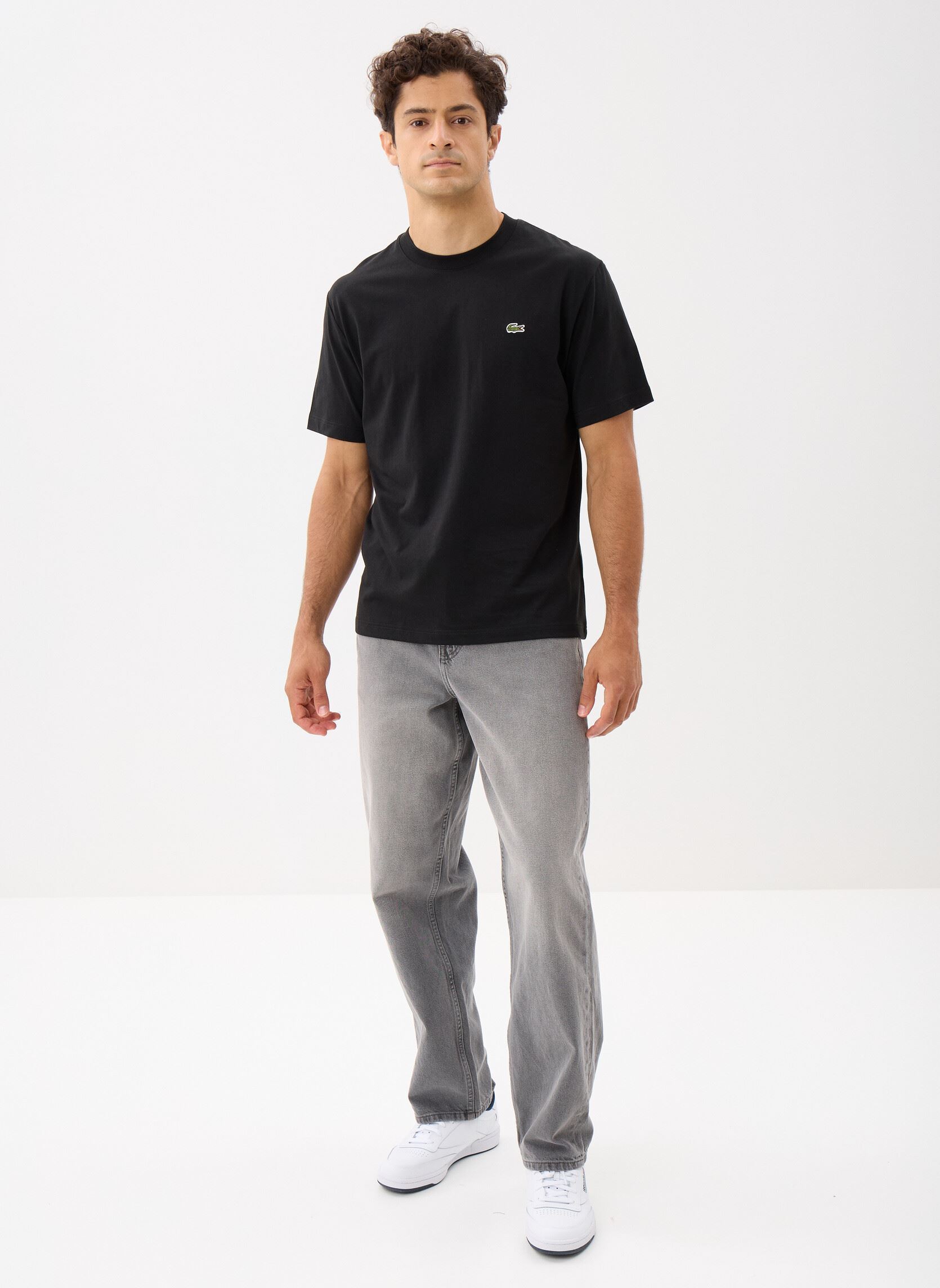 Tee-shirts manches courtes Tee Shirt TH7318 homme noir Lacoste Tee-shirts manches courtes Tee Shirt TH7318 homme noir NOIR