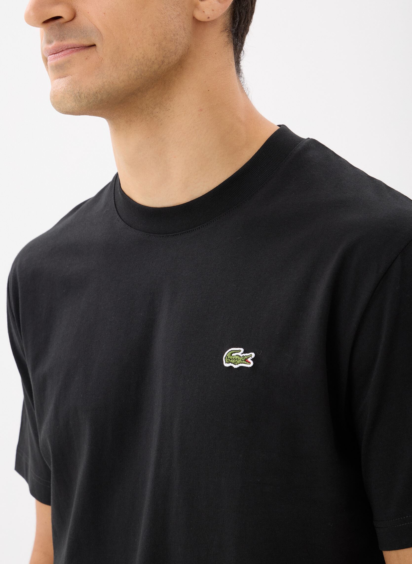 Tee-shirts manches courtes Tee Shirt TH7318 homme noir Lacoste Tee-shirts manches courtes Tee Shirt TH7318 homme noir NOIR
