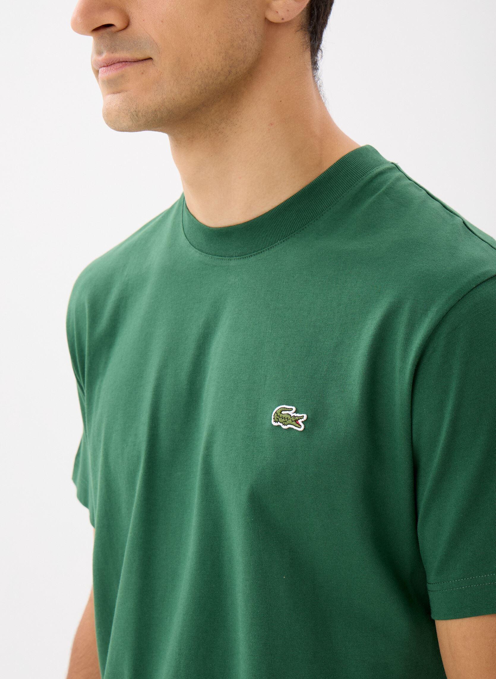 Tee-shirts manches courtes Tee Shirt TH7318 homme vert Lacoste Tee-shirts manches courtes Tee Shirt TH7318 homme vert VERT