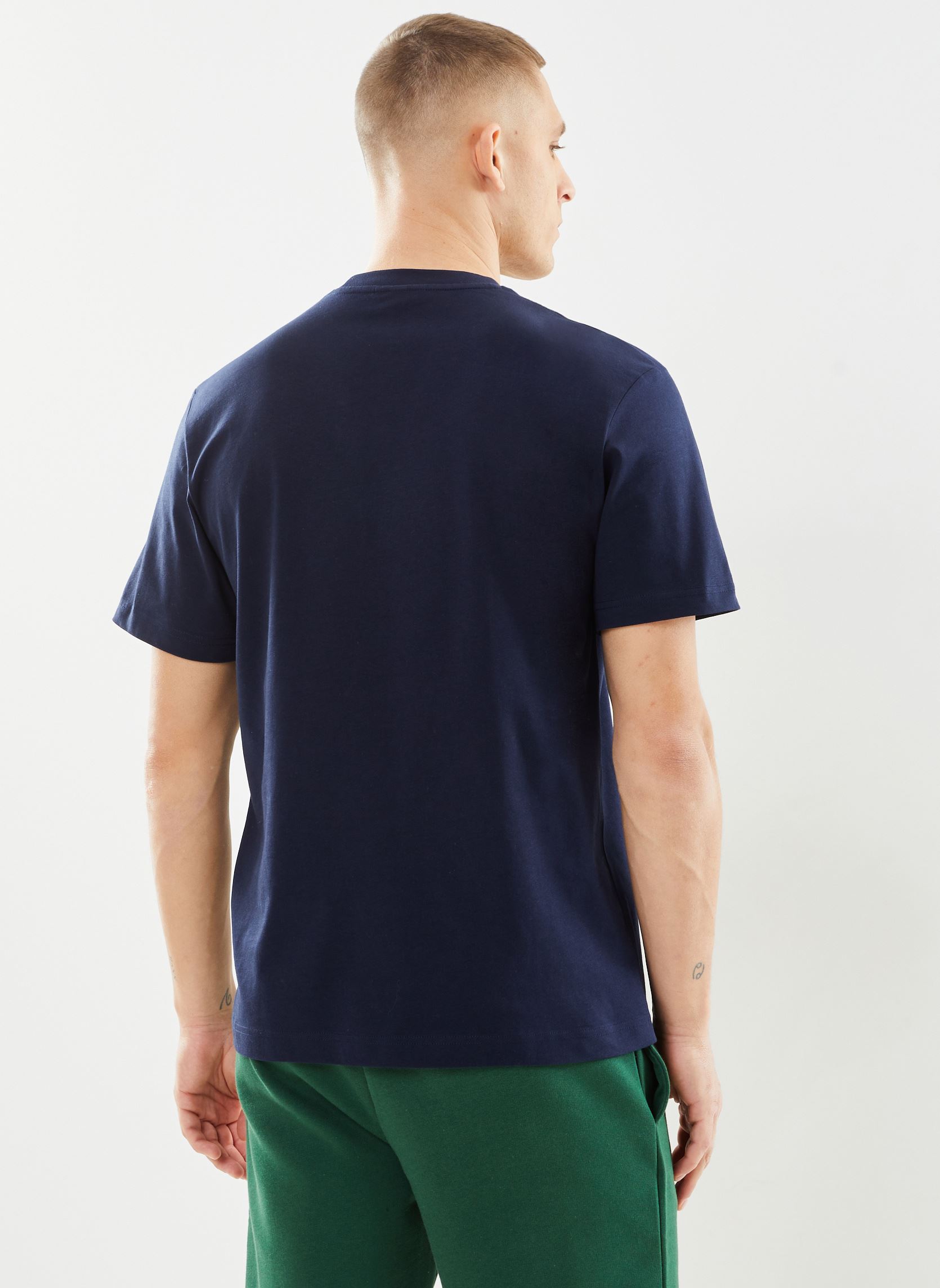 Tee-shirts manches courtes Tee Shirt TH7318 homme noir Lacoste Tee-shirts manches courtes Tee Shirt TH7318 homme noir MARINE