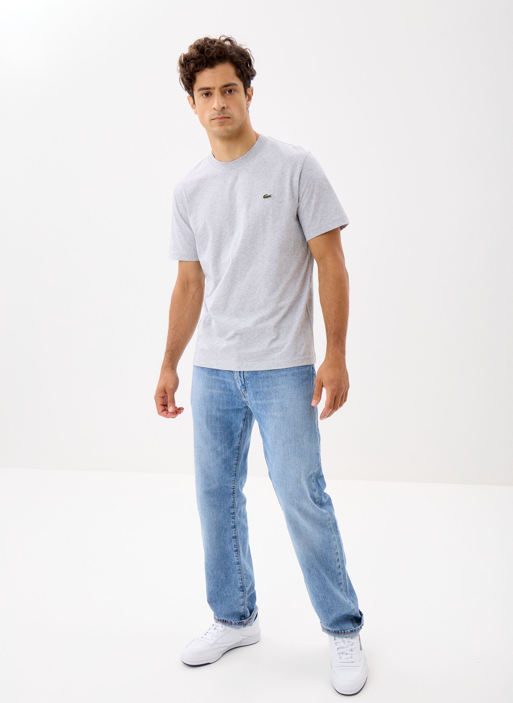 Tee-shirts manches courtes Tee Shirt TH7318 homme noir Lacoste Tee-shirts manches courtes Tee Shirt TH7318 homme noir ARGENT CHINE
