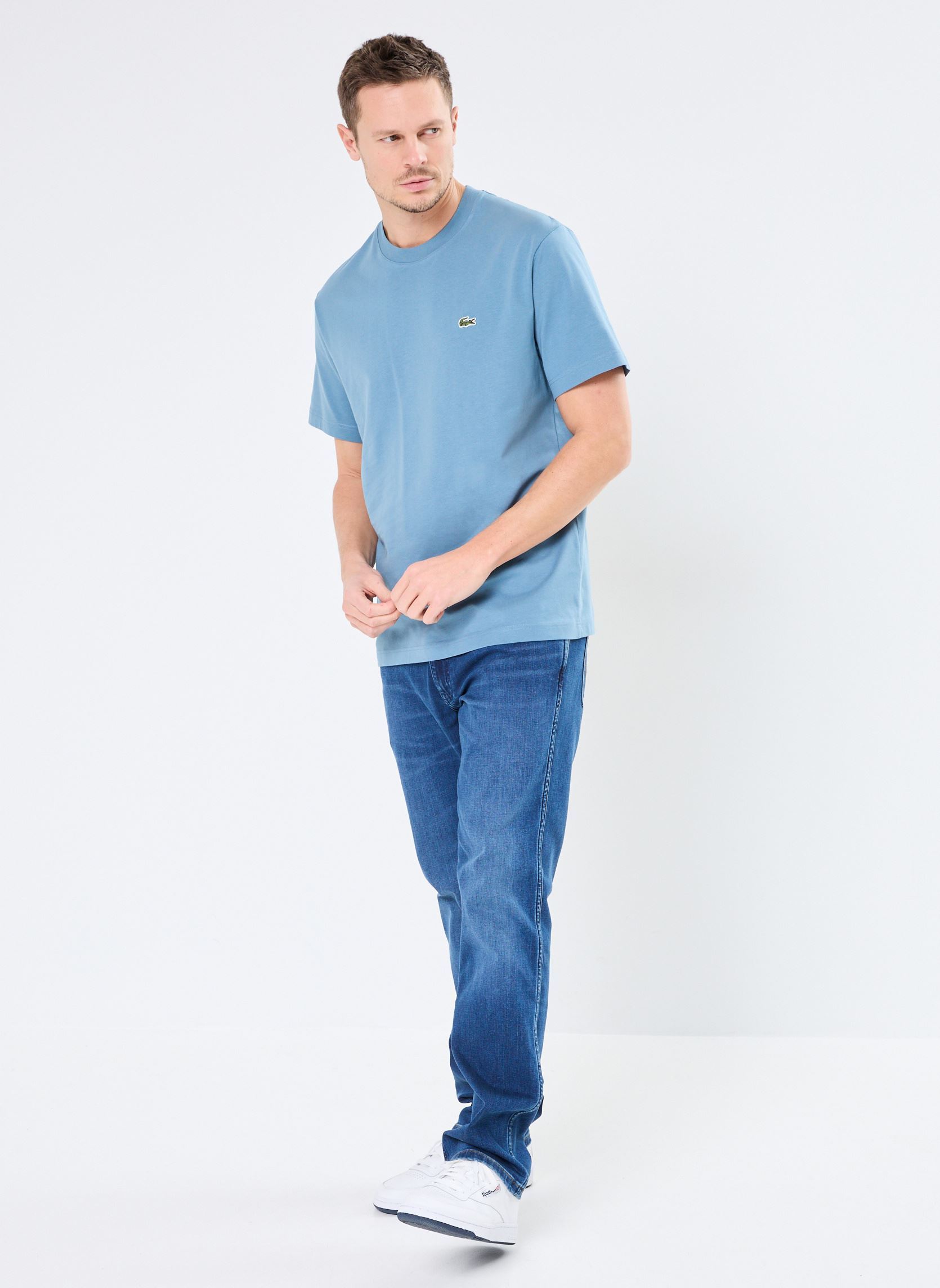 Tee-shirts manches courtes Tee Shirt TH7318 homme bleu Lacoste Tee-shirts manches courtes Tee Shirt TH7318 homme bleu BLEU