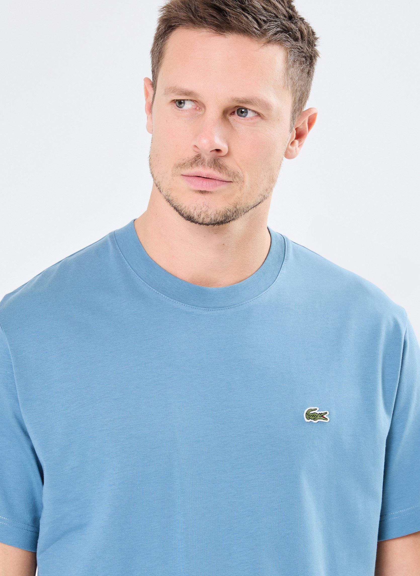 Tee-shirts manches courtes Tee Shirt TH7318 homme bleu Lacoste Tee-shirts manches courtes Tee Shirt TH7318 homme bleu BLEU