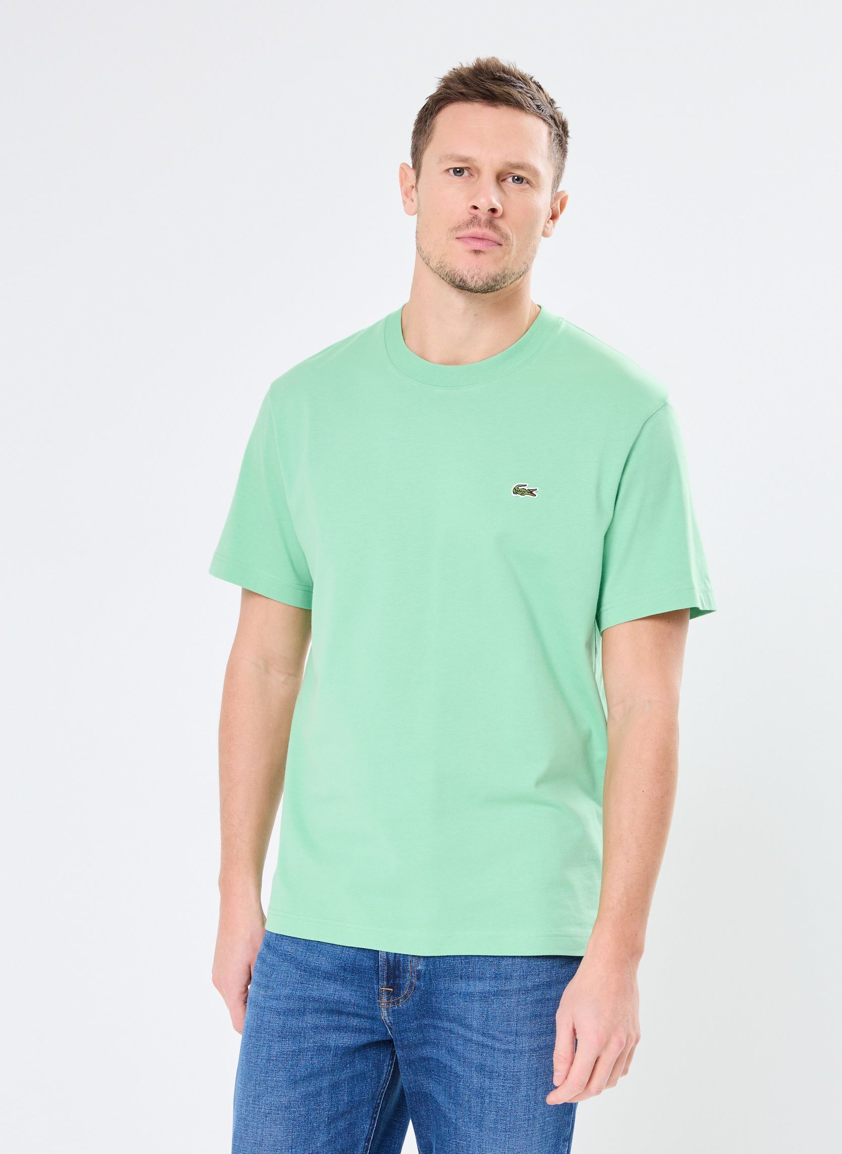 Vêtements Lacoste Tee Shirt TH7318 pour