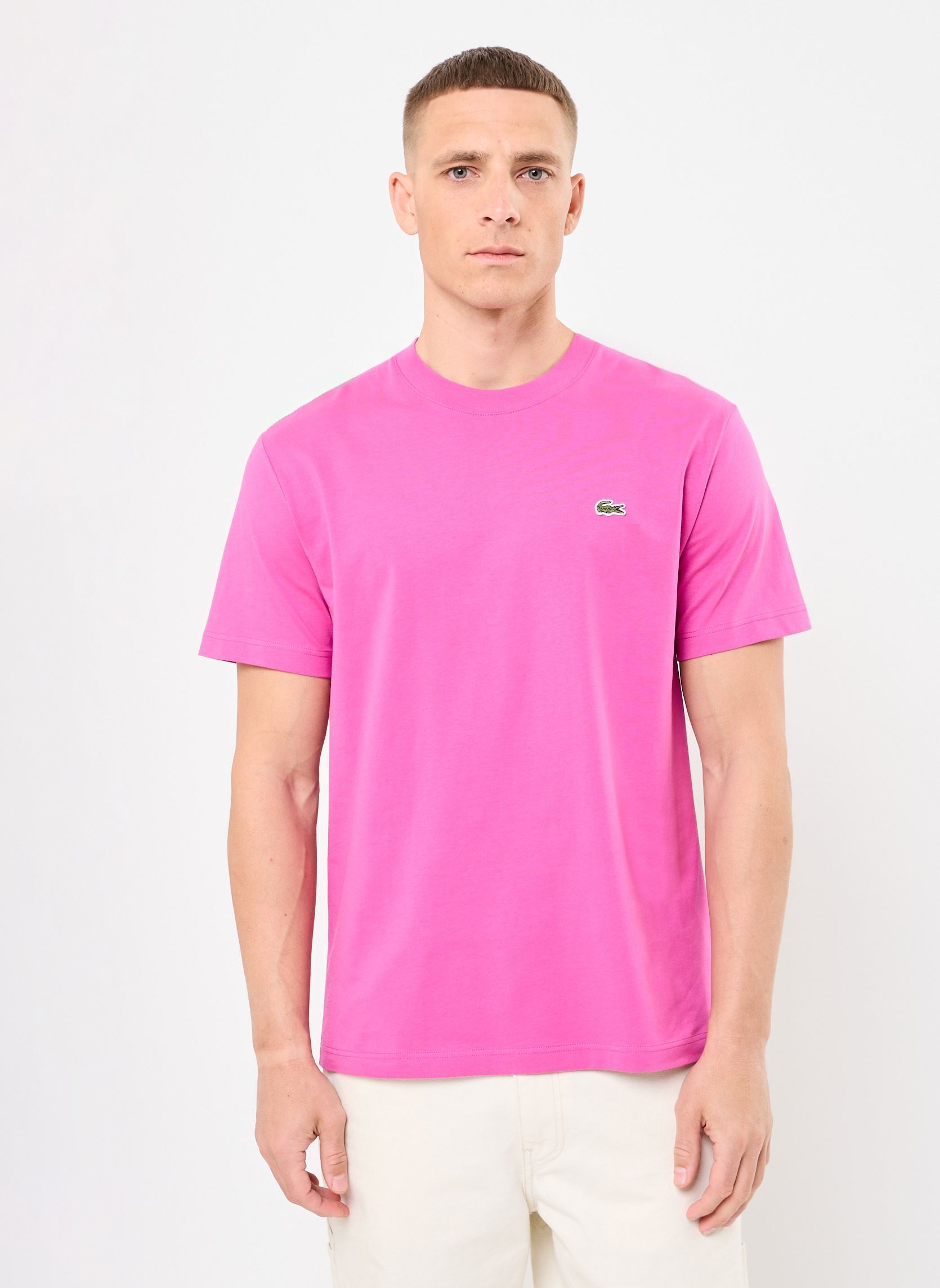Vêtements Lacoste Tee Shirt TH7318 pour
