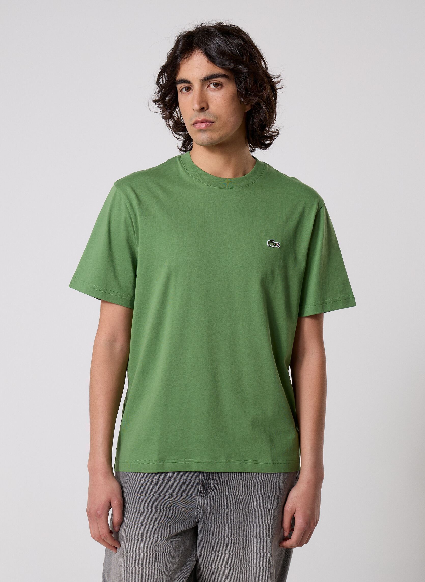 T shirt Lacoste T shirt en coton avec logo EU - vue 2