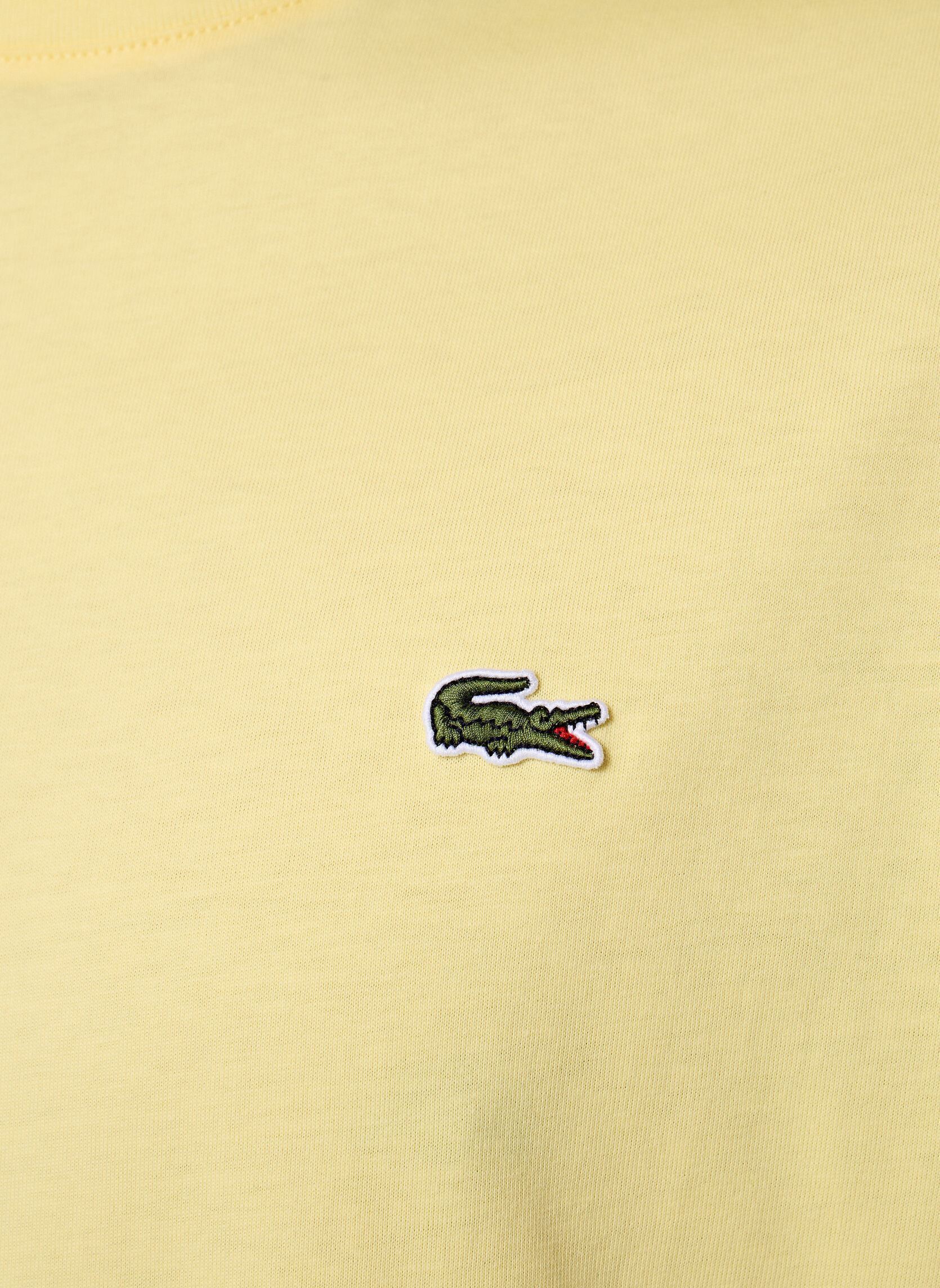 T-shirts met korte mouwen Tee Shirt TH7318 heren geel Lacoste T-shirts met korte mouwen Tee Shirt TH7318 heren geel JAUNE