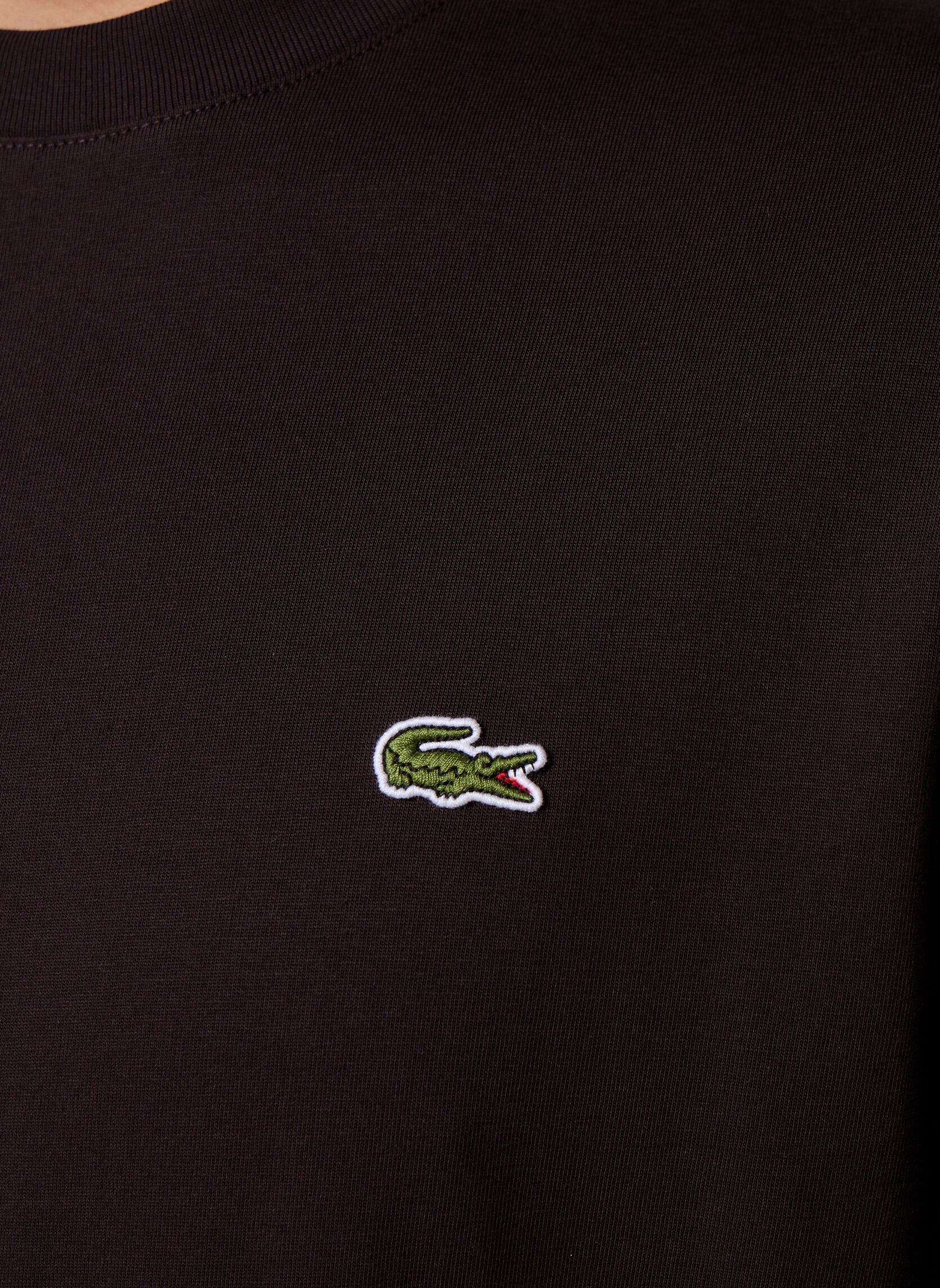 T-shirt a maniche corte Tee Shirt TH7318 uomo marrone Lacoste T-shirt a maniche corte Tee Shirt TH7318 uomo marrone BUFFLE