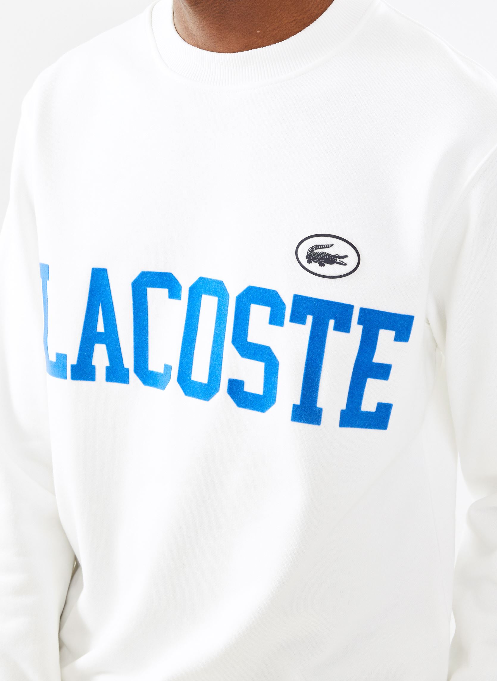 Sweats Sweatshirt SH7420 homme blanc Lacoste Sweats Sweatshirt SH7420 homme blanc FARINE