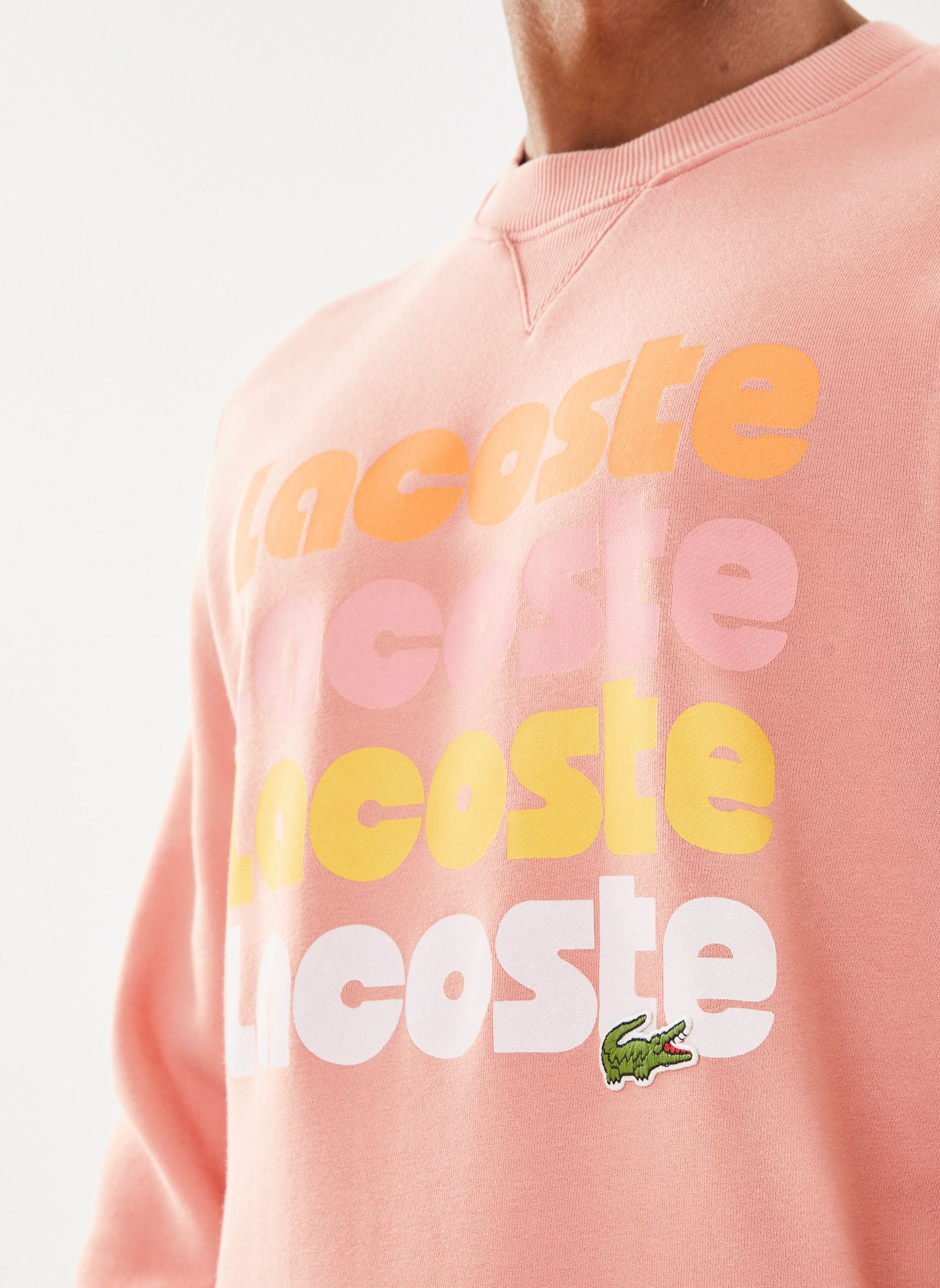Sweatshirts Sweatshirt imprimé SH7504 herren rosa Lacoste Sweatshirts Sweatshirt imprimé SH7504 herren rosa SIERRA