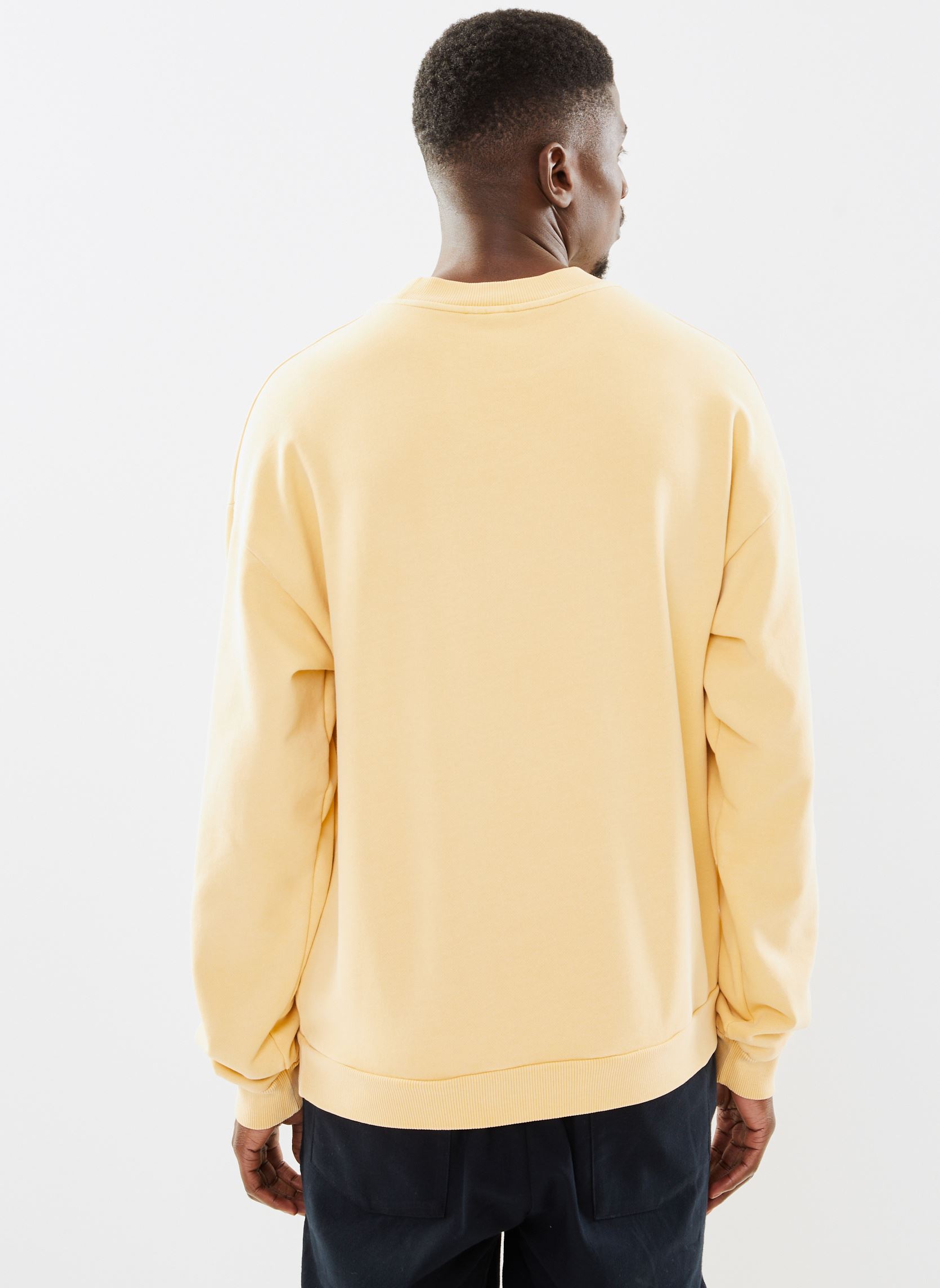 Sweats Sweatshirt délavé SH7506 homme jaune Lacoste Sweats Sweatshirt délavé SH7506 homme jaune ECO GOLDEN HAZE