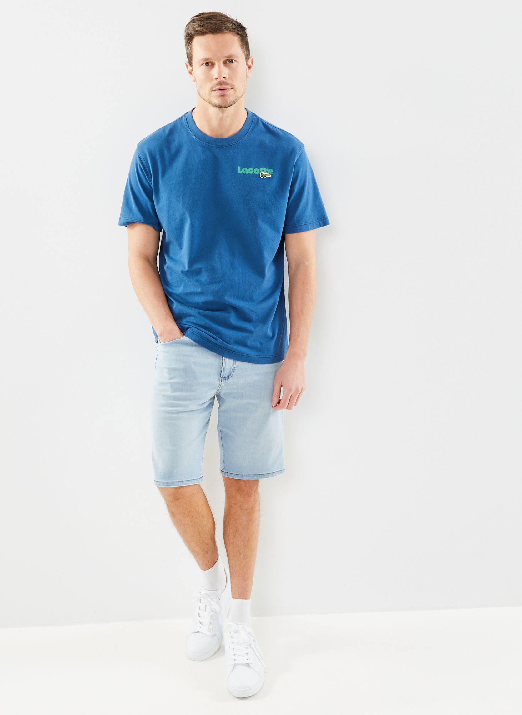 Kurzarm-T-Shirts Tee shirt TH7544 herren blau Lacoste Kurzarm-T-Shirts Tee shirt TH7544 herren blau SPHERE