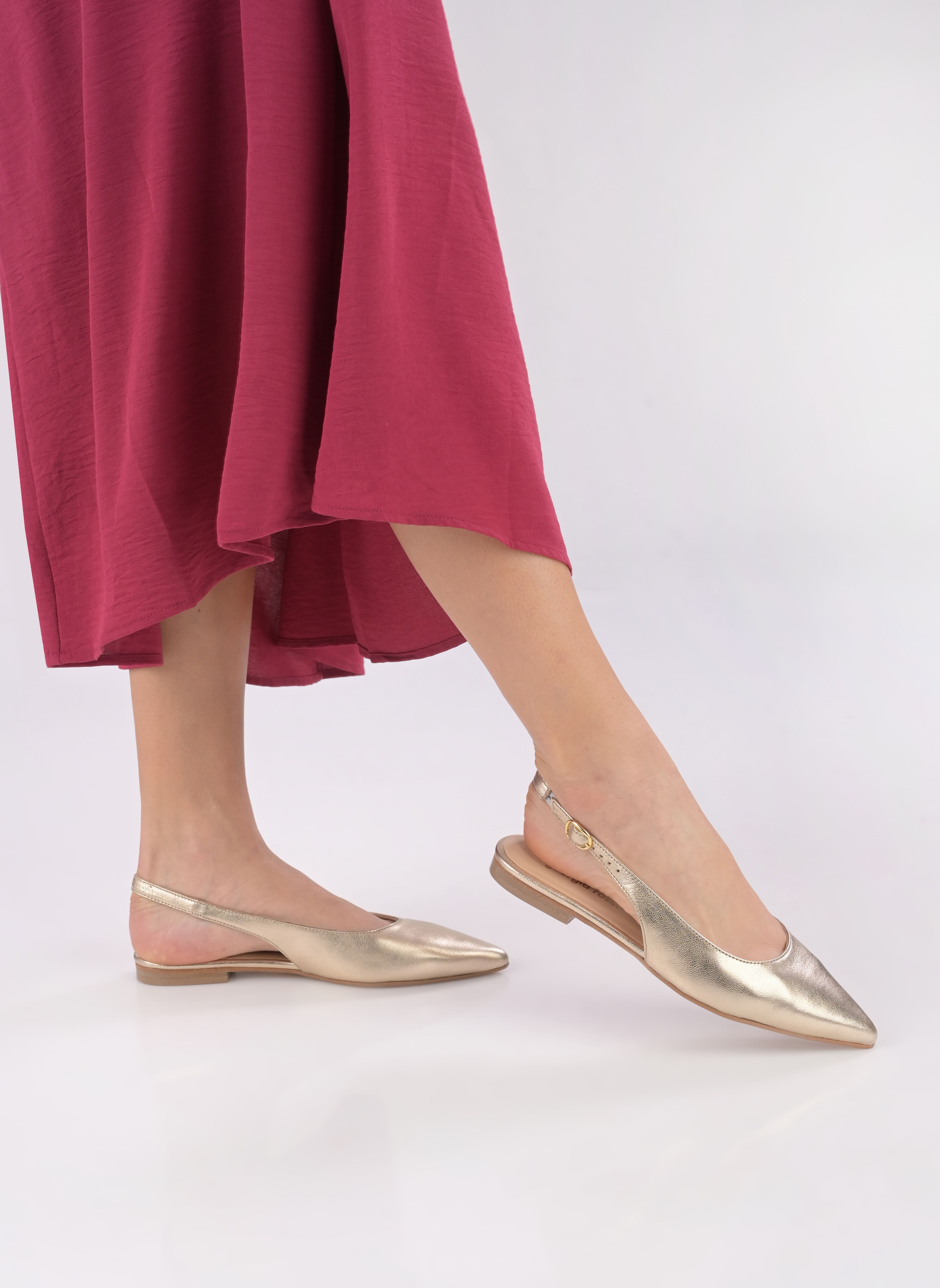 Klassische Ballerinas Menthe damen gold und bronze Georgia Rose Klassische Ballerinas Menthe damen gold und bronze DORÉ