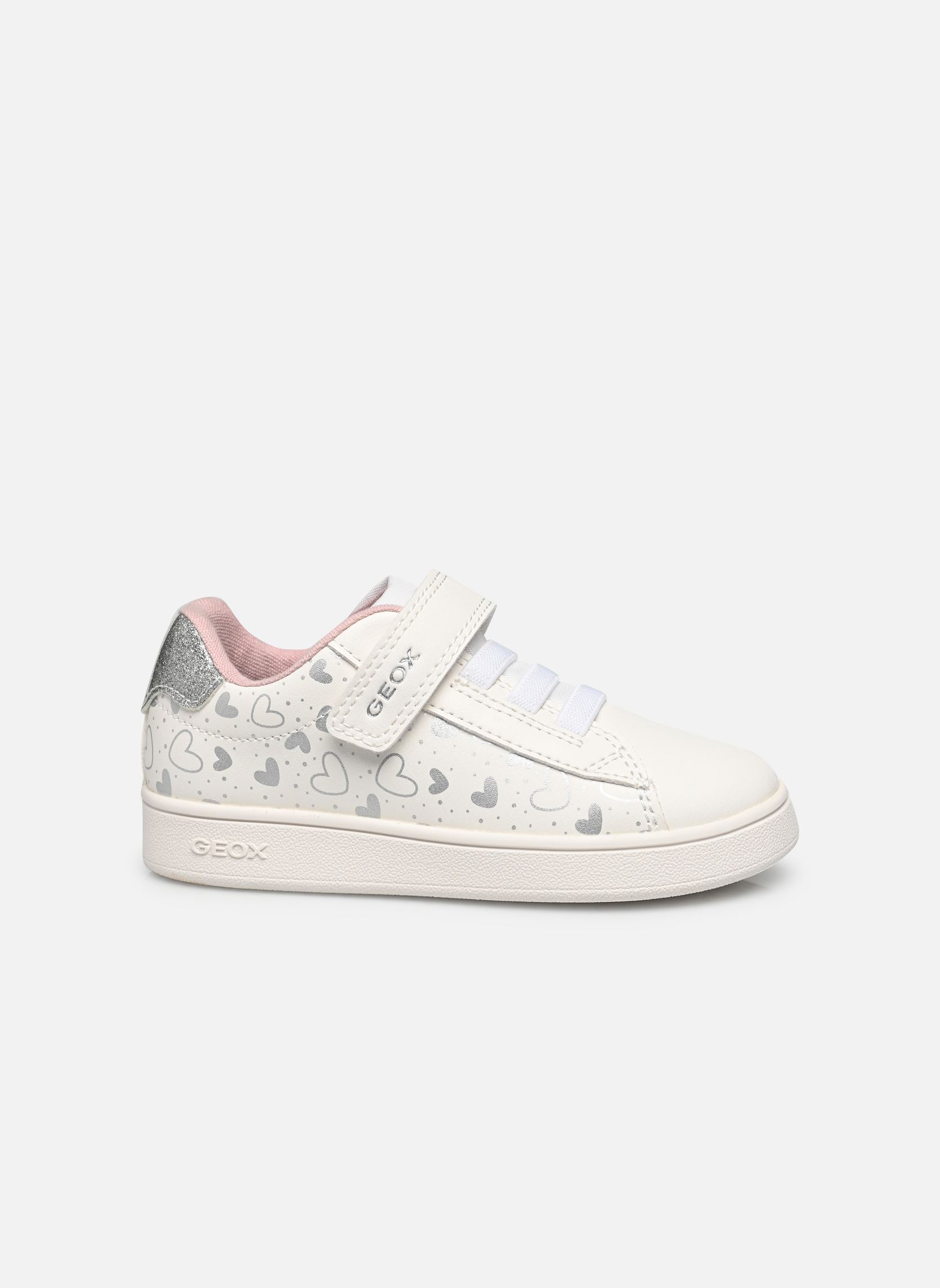 Niedrige Sneaker B Eclyper Girl A mädchen weiß Geox Niedrige Sneaker B Eclyper Girl A mädchen weiß BLANC / ARGENT