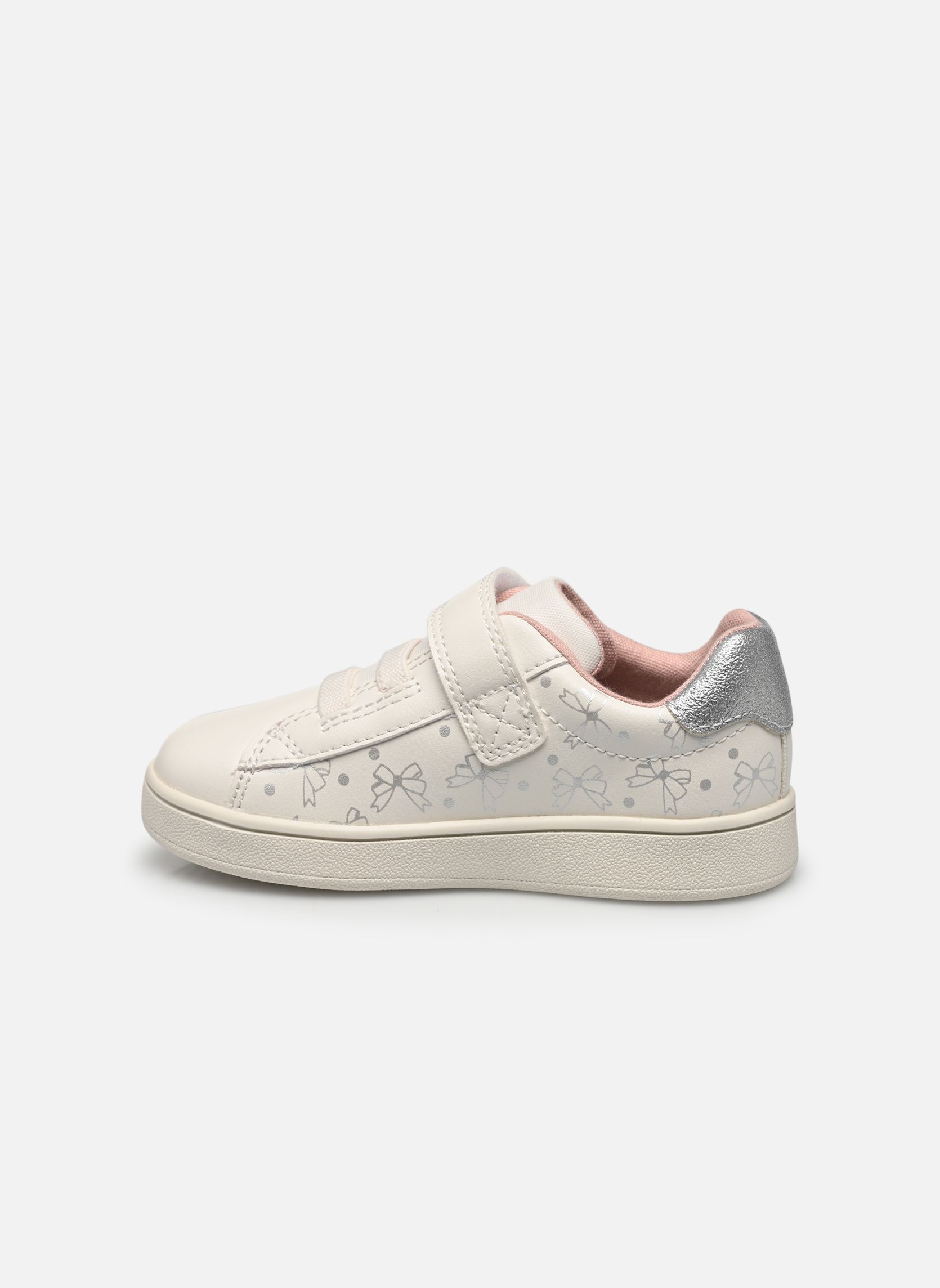 Lage sneakers B Eclyper Girl A meisjes wit Geox Lage sneakers B Eclyper Girl A meisjes wit Optic White/Silver