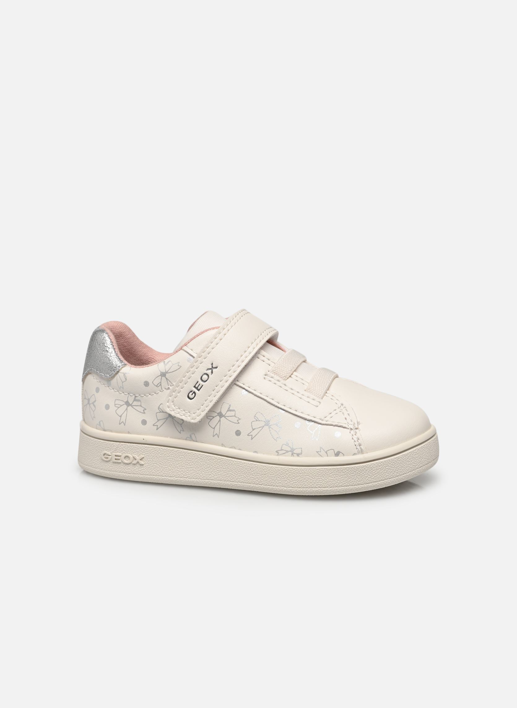 Lage sneakers B Eclyper Girl A meisjes wit Geox Lage sneakers B Eclyper Girl A meisjes wit Optic White/Silver
