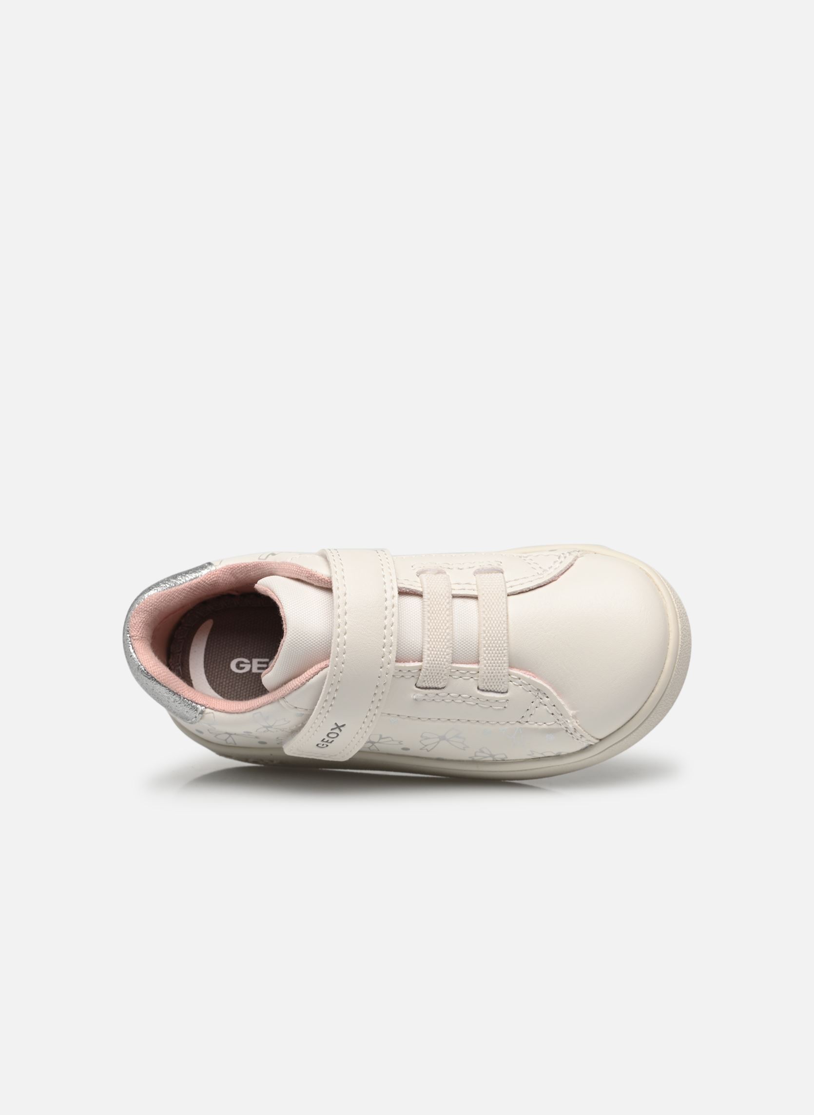 Lage sneakers B Eclyper Girl A meisjes wit Geox Lage sneakers B Eclyper Girl A meisjes wit Optic White/Silver