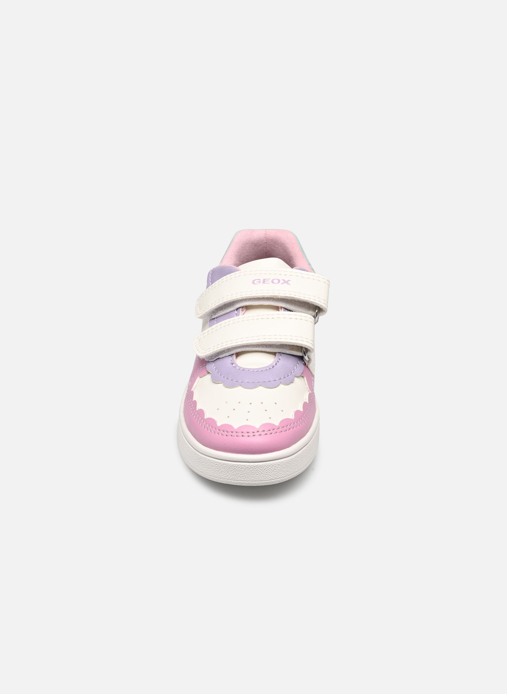 Lage sneakers B Eclyper Girl A meisjes wit Geox Lage sneakers B Eclyper Girl A meisjes wit WHITE/DK PINK