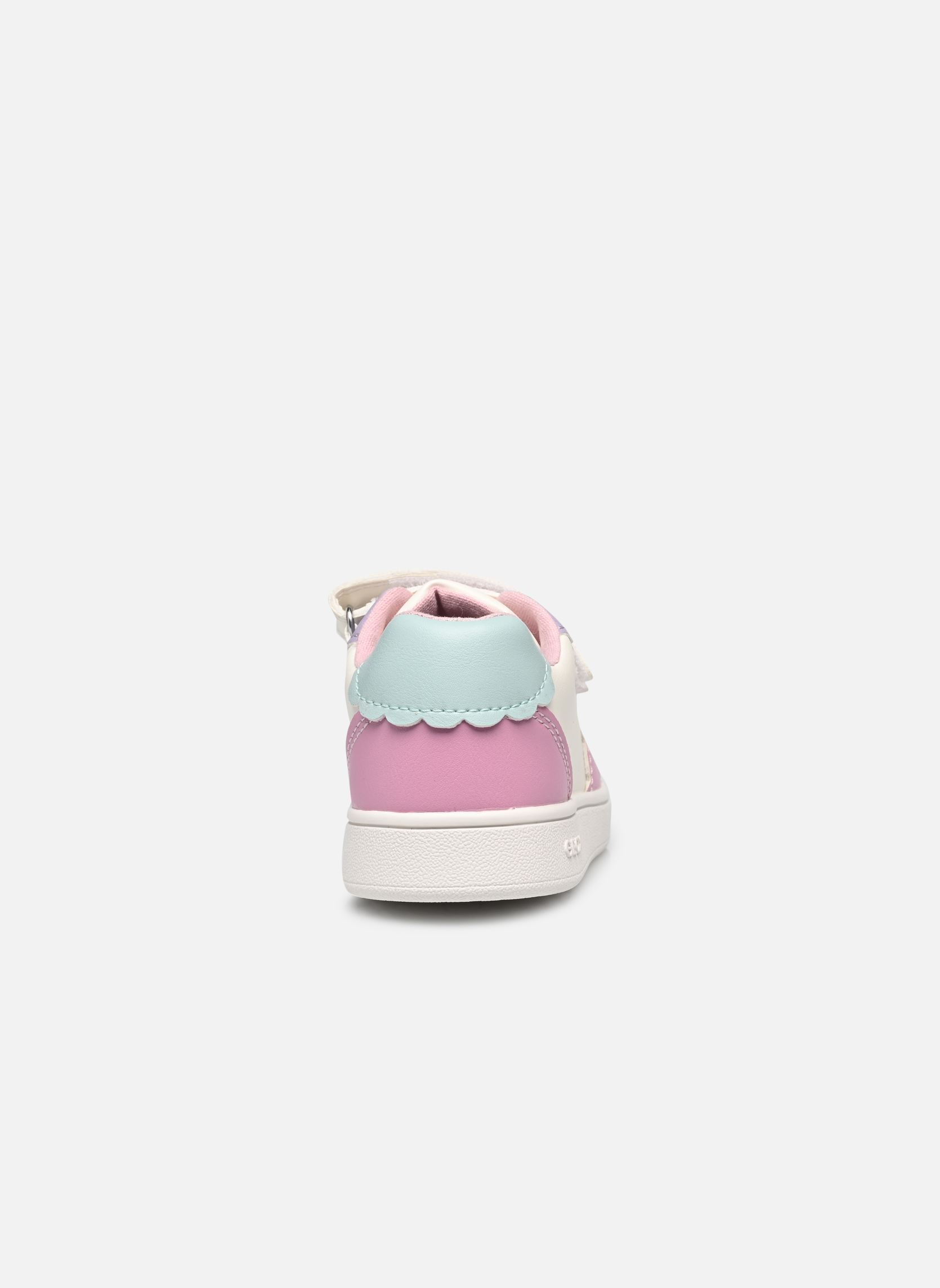 Lage sneakers B Eclyper Girl A meisjes wit Geox Lage sneakers B Eclyper Girl A meisjes wit WHITE/DK PINK