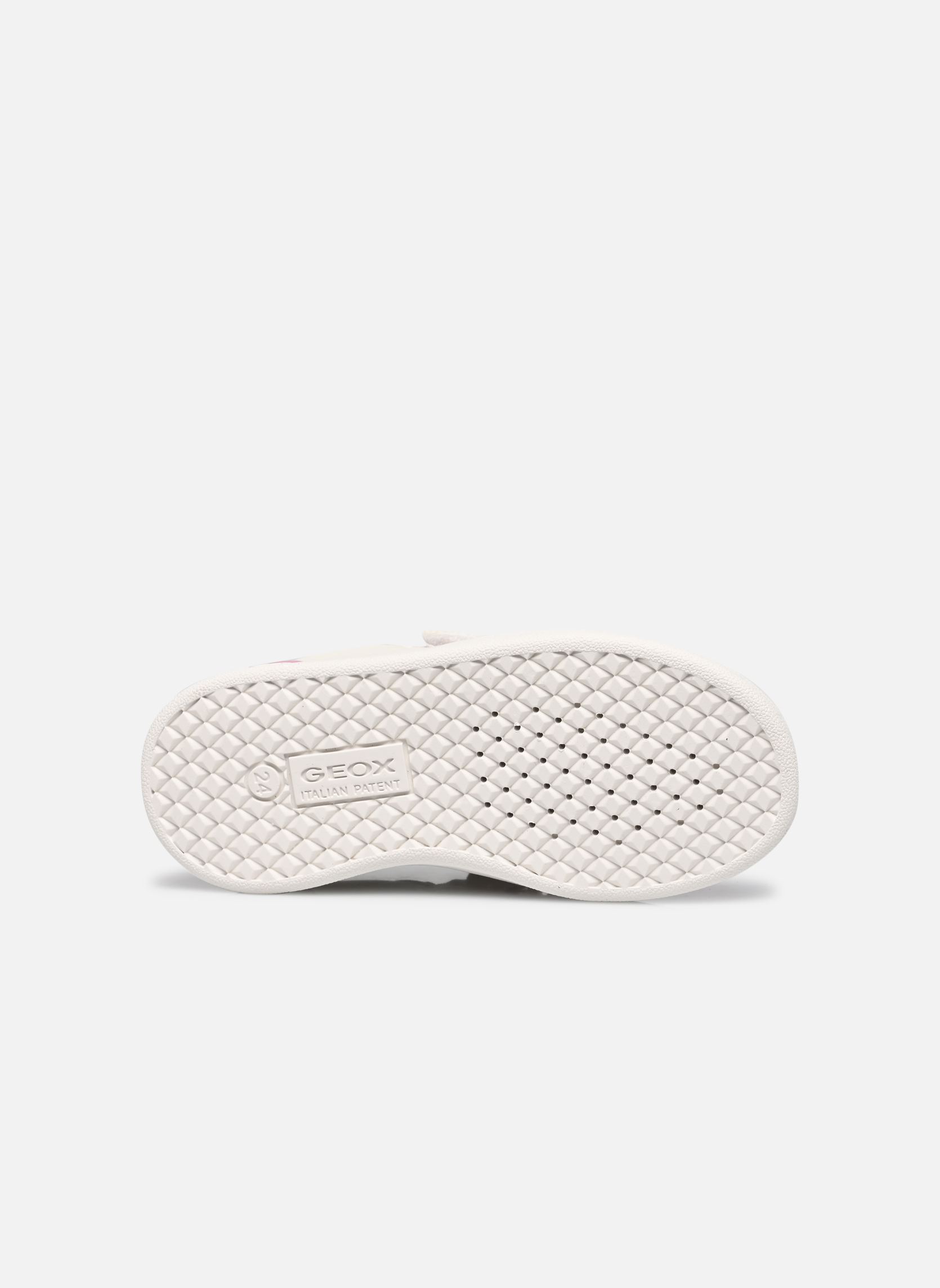 Lage sneakers B Eclyper Girl A meisjes wit Geox Lage sneakers B Eclyper Girl A meisjes wit WHITE/DK PINK