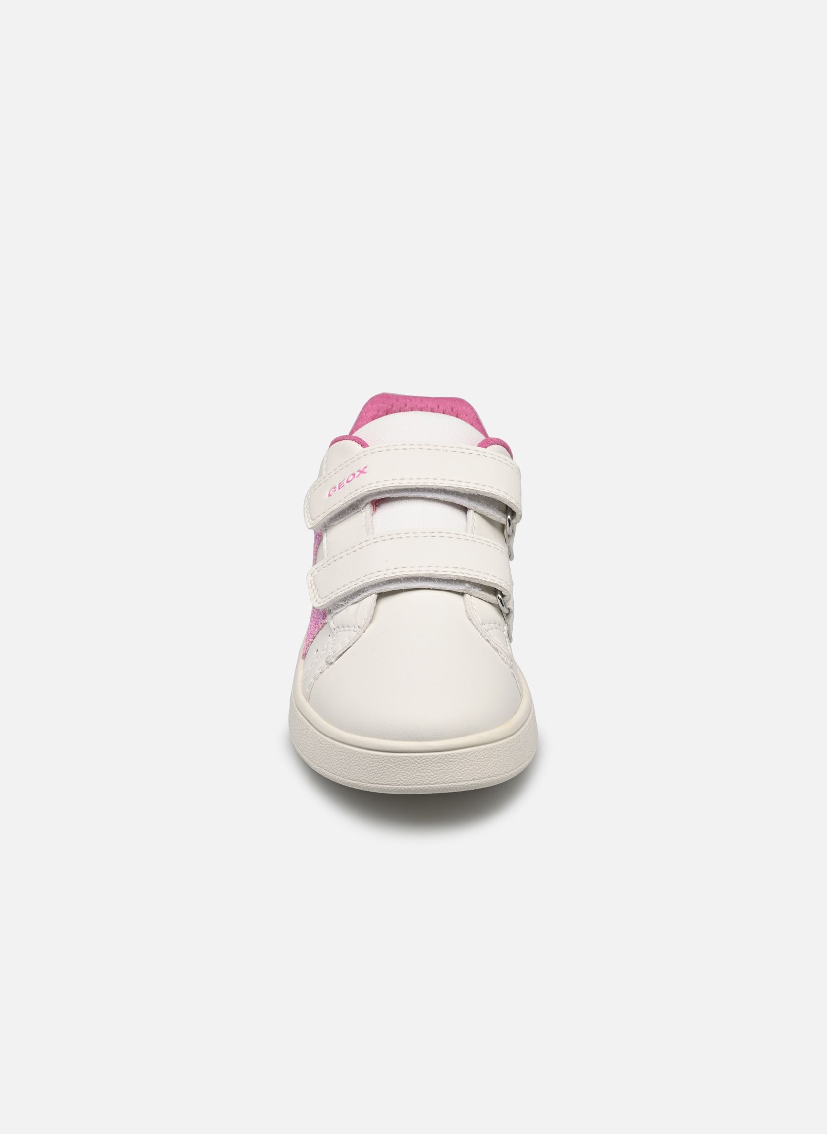 Lage sneakers J Eclyper Girl A meisjes wit Geox Lage sneakers J Eclyper Girl A meisjes wit Blanc / Fuchsia