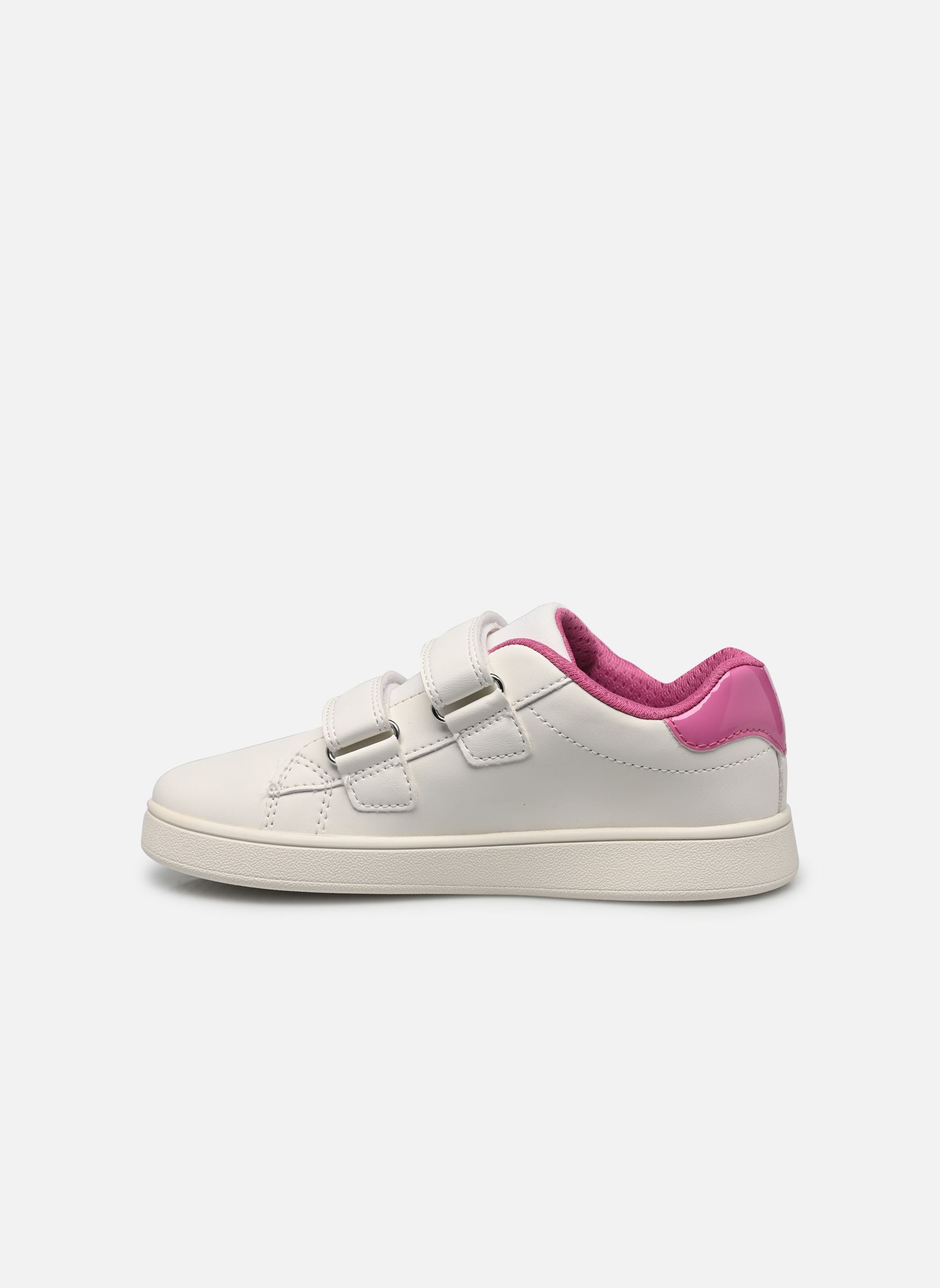 Lage sneakers J Eclyper Girl A meisjes wit Geox Lage sneakers J Eclyper Girl A meisjes wit Blanc / Fuchsia