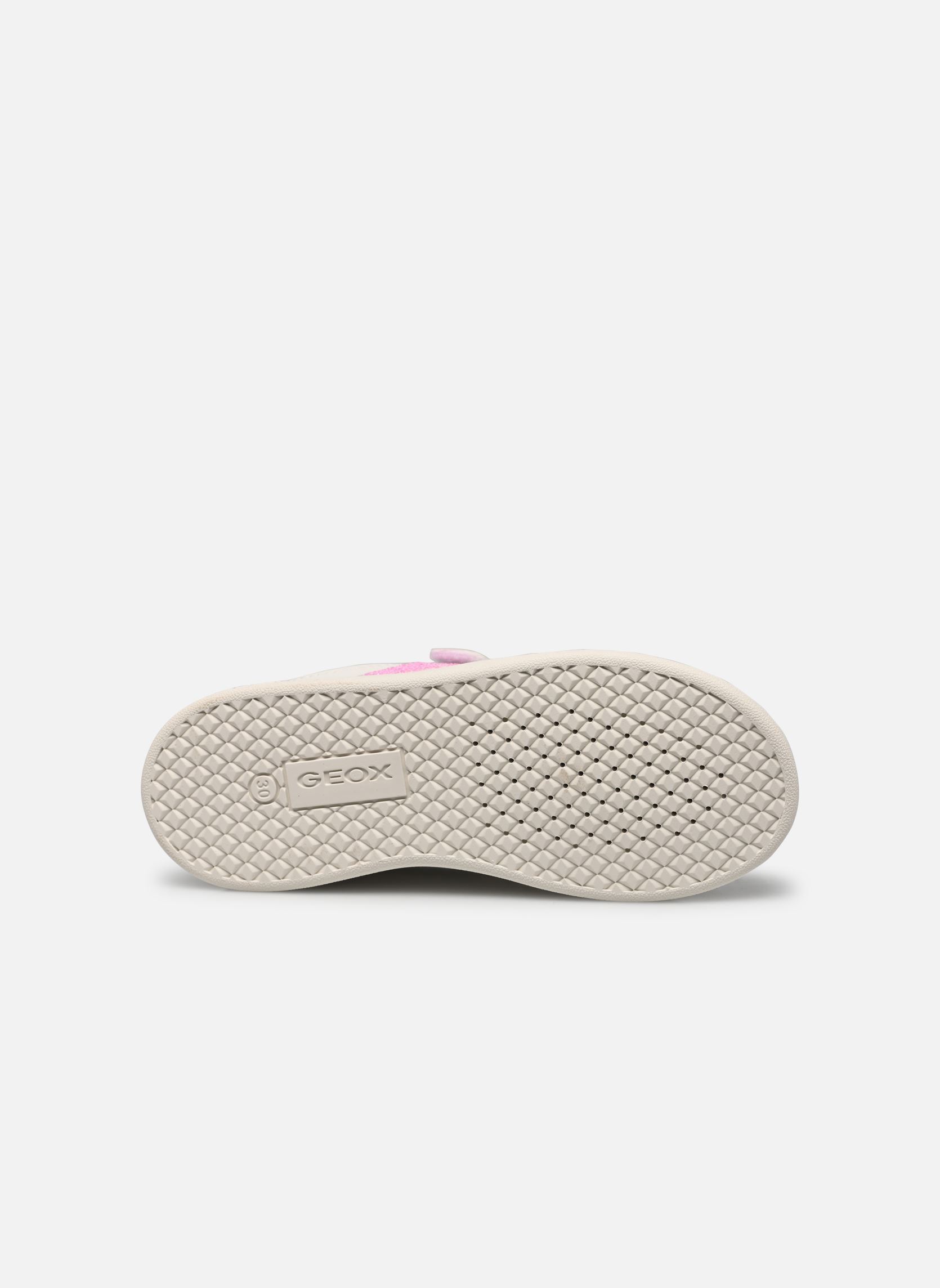 Lage sneakers J Eclyper Girl A meisjes wit Geox Lage sneakers J Eclyper Girl A meisjes wit Blanc / Fuchsia