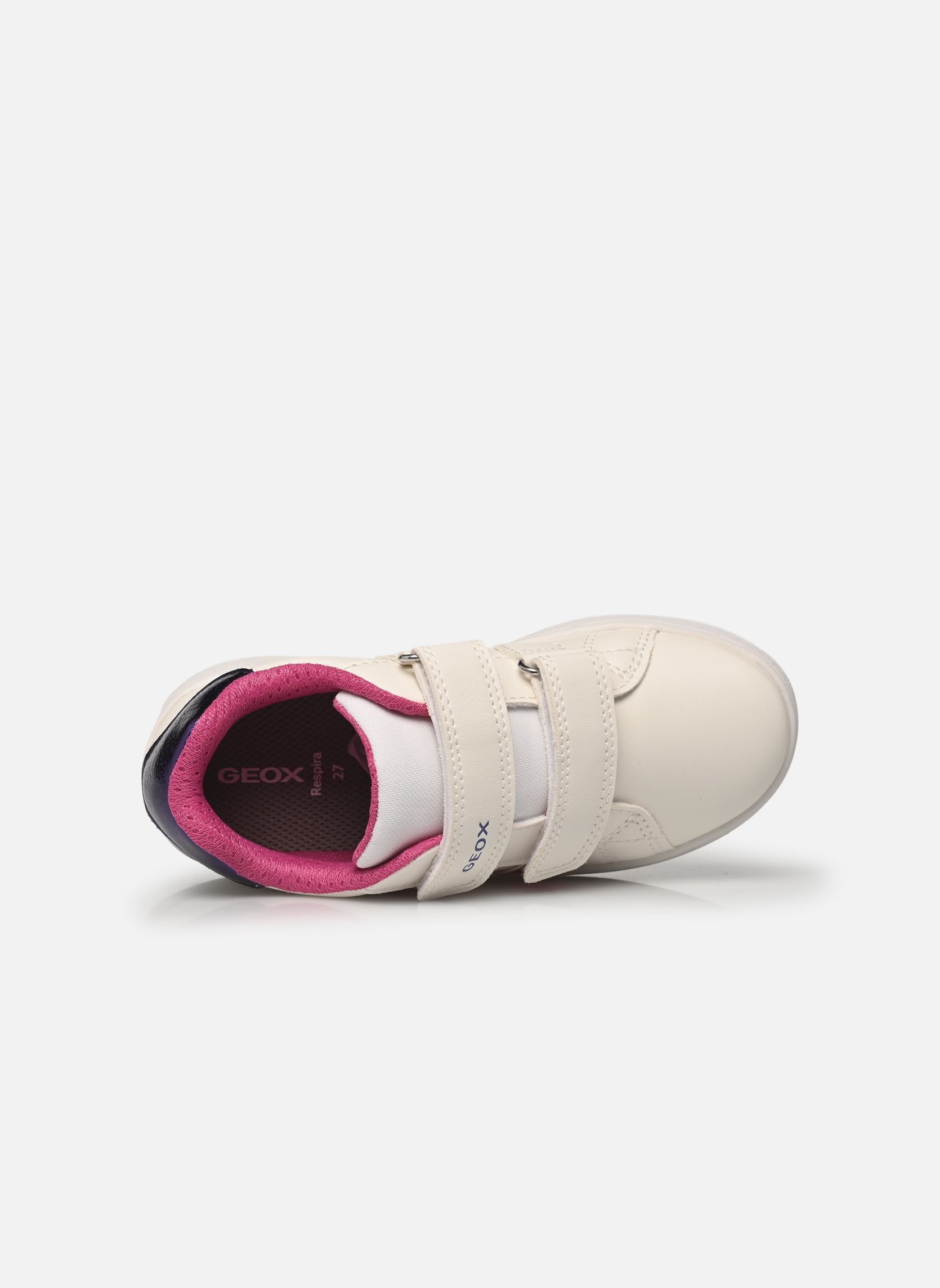 Geox J Eclyper Girl A Sneakers voor meisjes, wit/roségoud, 27 EU Geox J Eclyper Girl A Sneakers voor meisjes, wit/roségoud, 27 EU