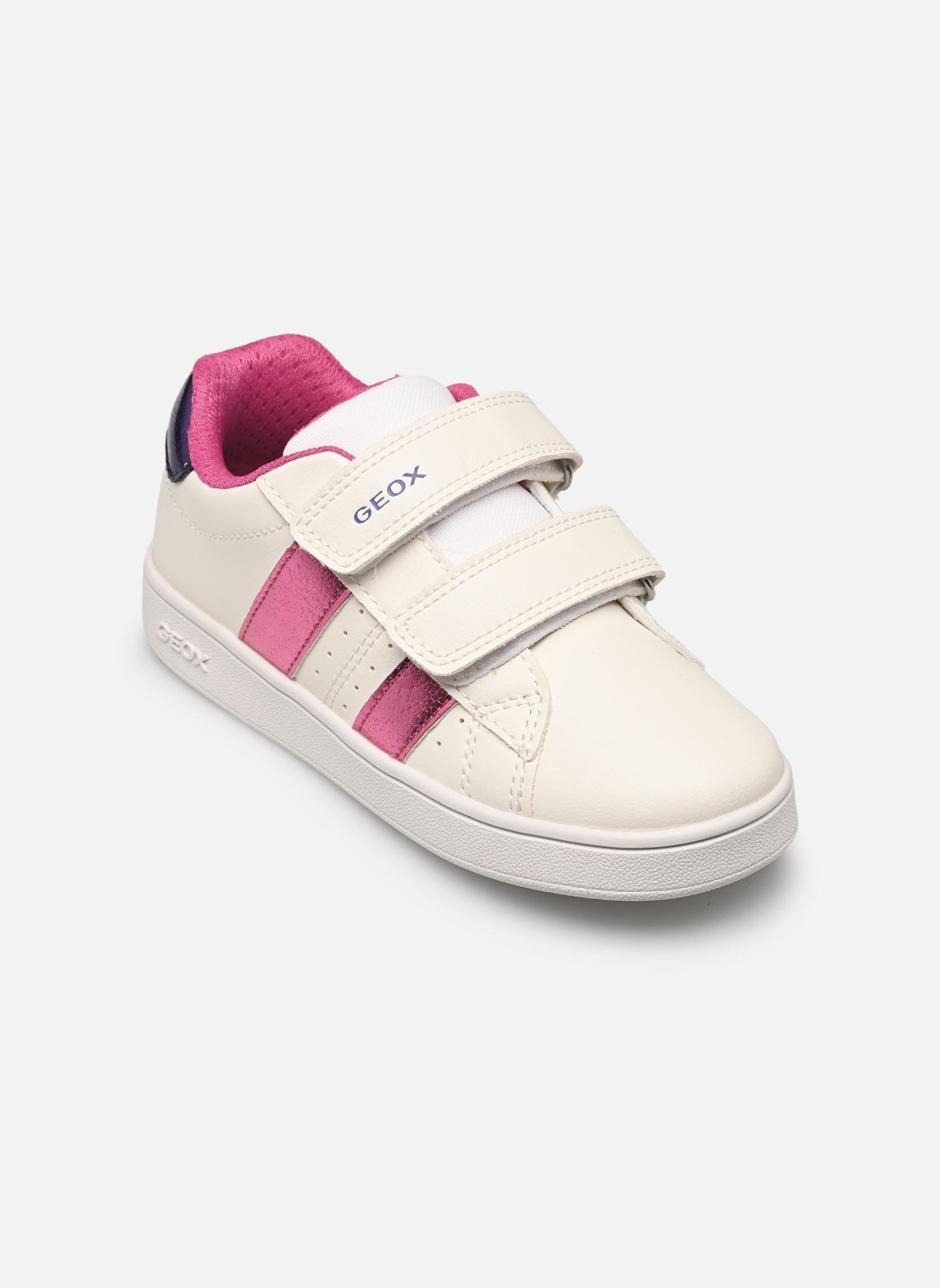 Baskets basses J Eclyper Girl A fille blanc Geox Baskets basses J Eclyper Girl A fille blanc Blanc/Fuchsia Foncé