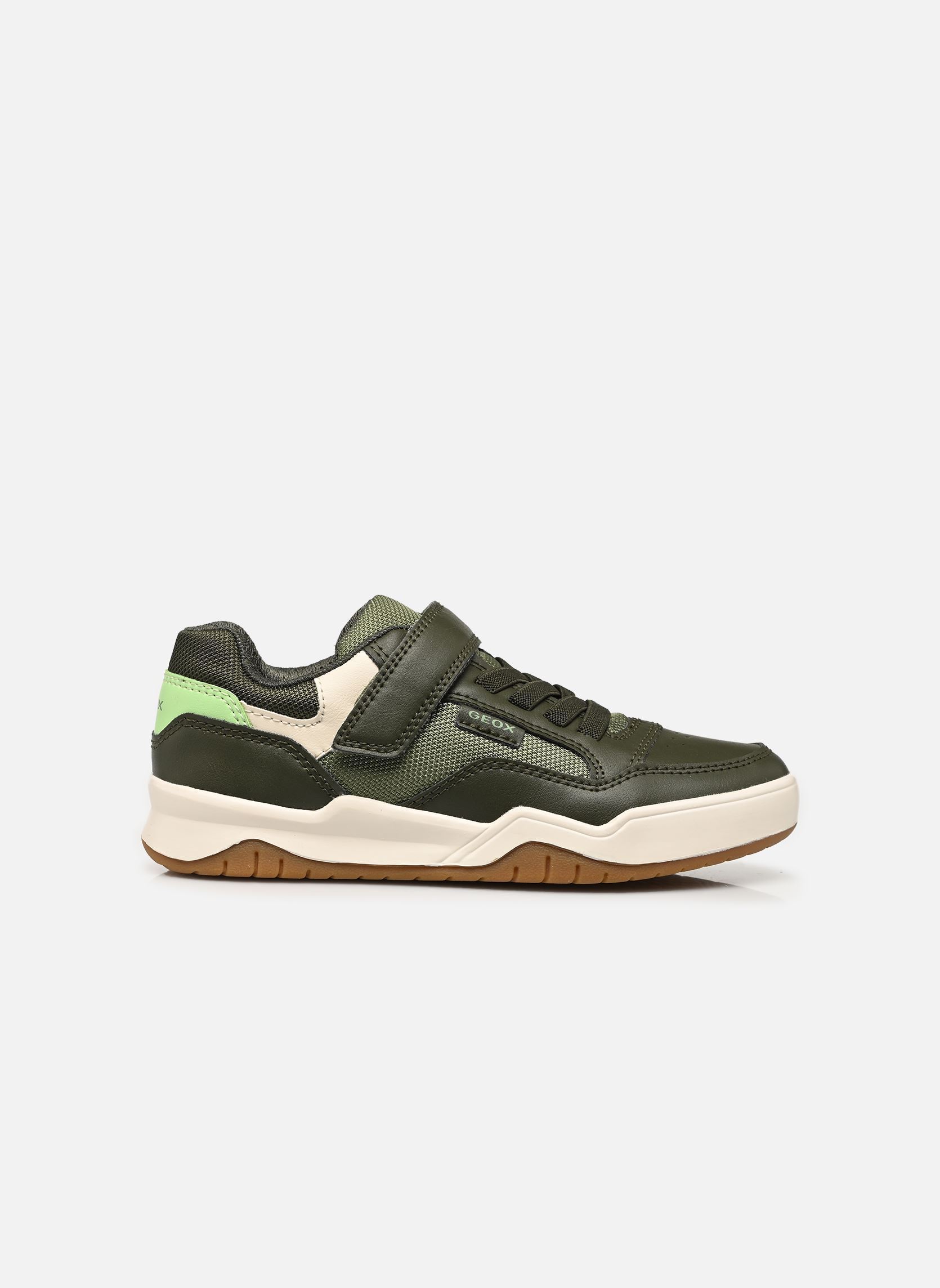 Baskets basses J Perth Boy E garçon vert Geox Baskets basses J Perth Boy E garçon vert Military
