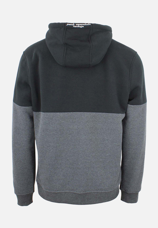 Sweats à capuche Sweat à capuche homme CARLO NOIR/GRIS homme noir Peak Mountain Sweats à capuche Sweat à capuche homme CARLO NOIR/GRIS homme noir Noir