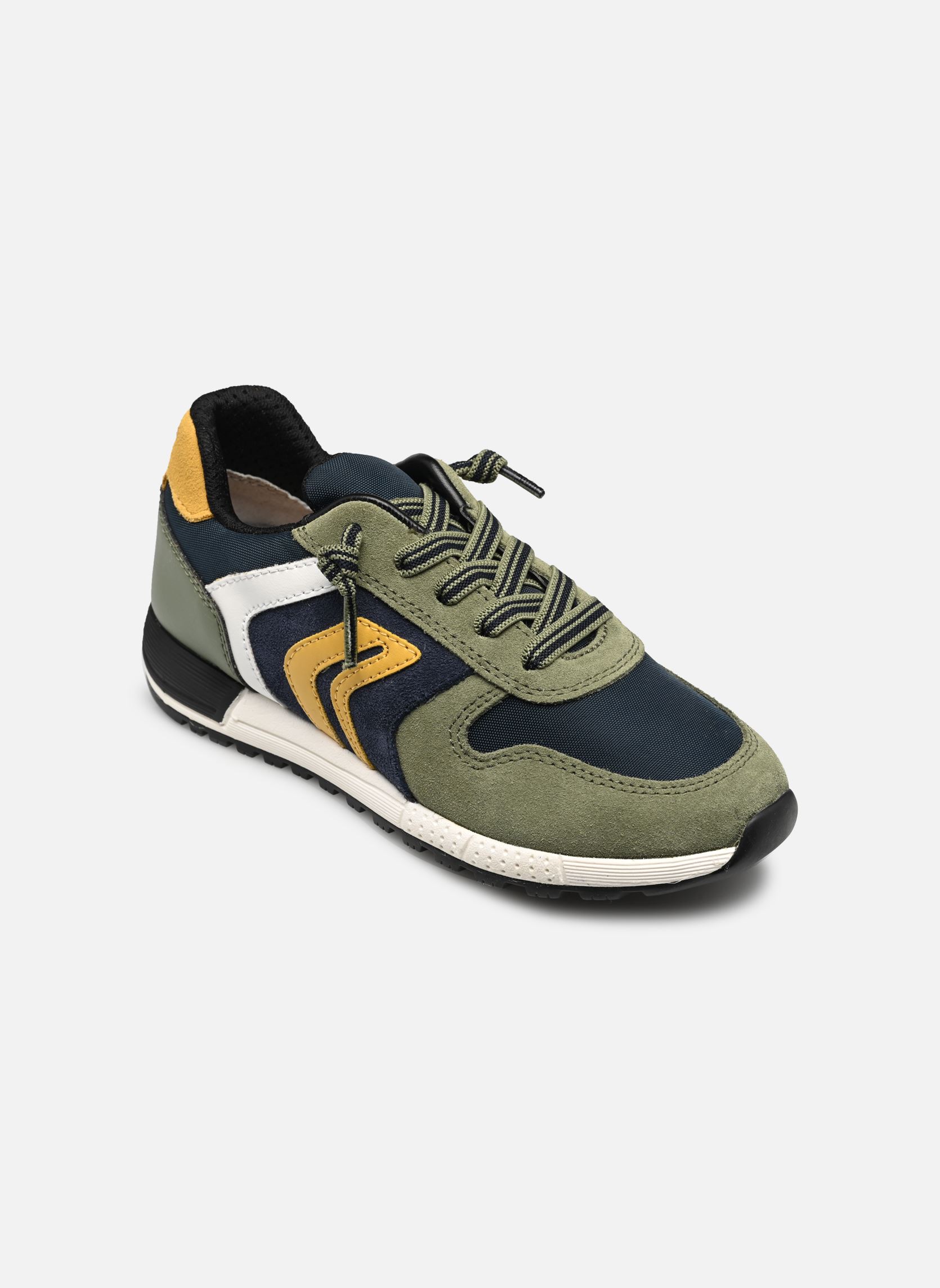 Baskets basses enfant Geox alben sneakers military