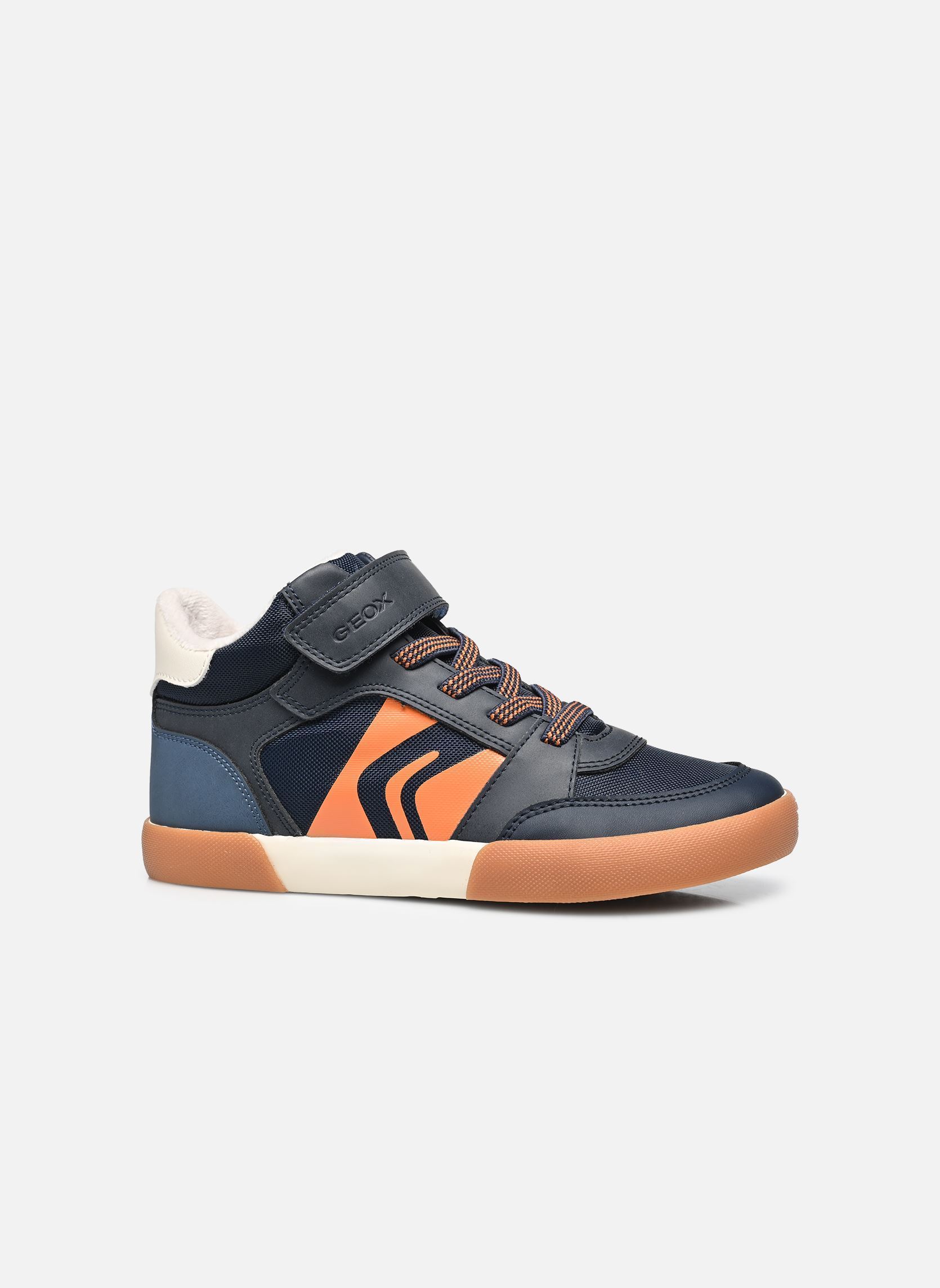 Baskets hautes J Gisli Boy A bleu Geox Baskets hautes J Gisli Boy A bleu Bl Mar/Orange Foncé