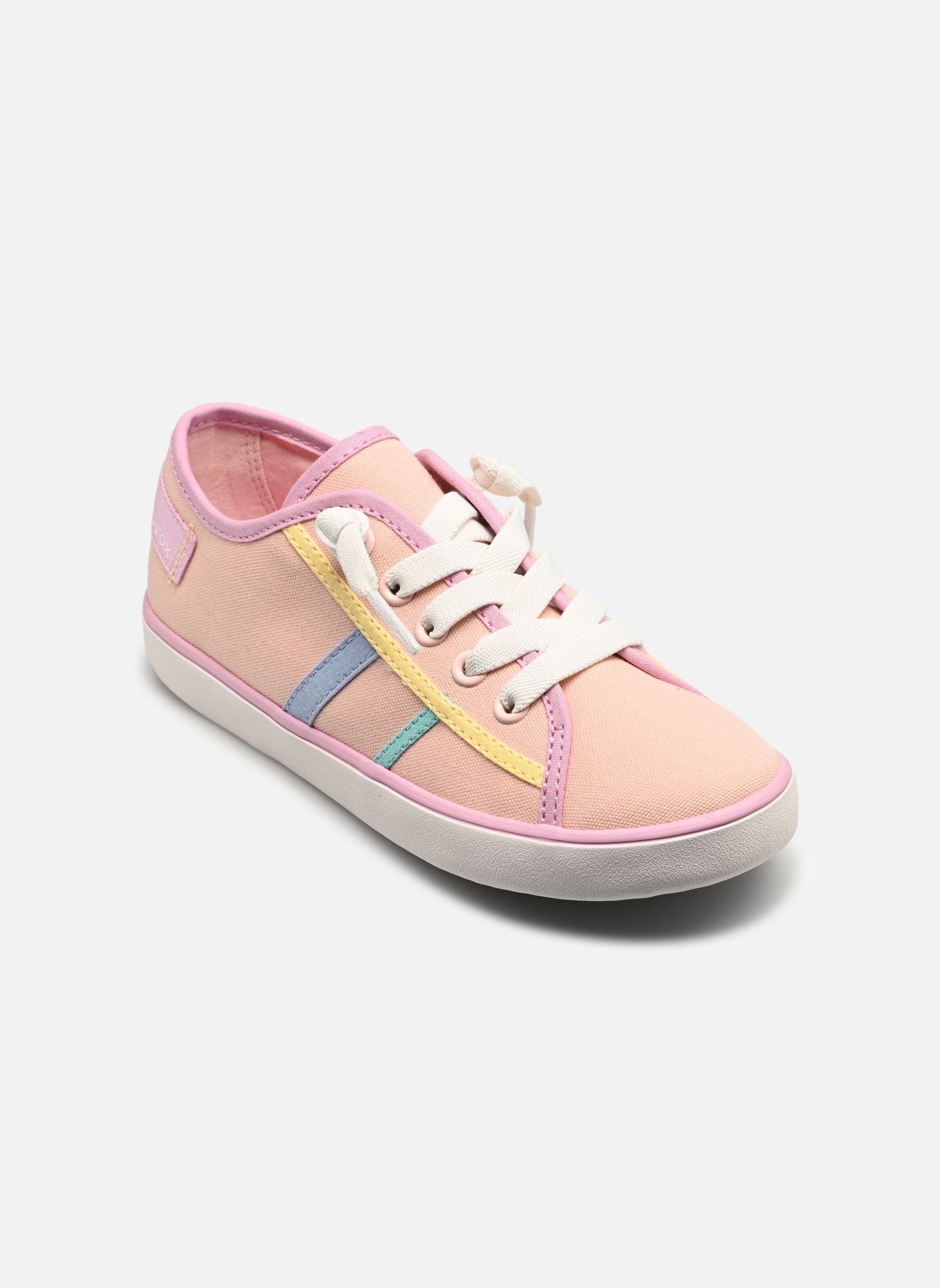 Baskets basses enfant Geox gisli sneakers lt yellow - vue 2