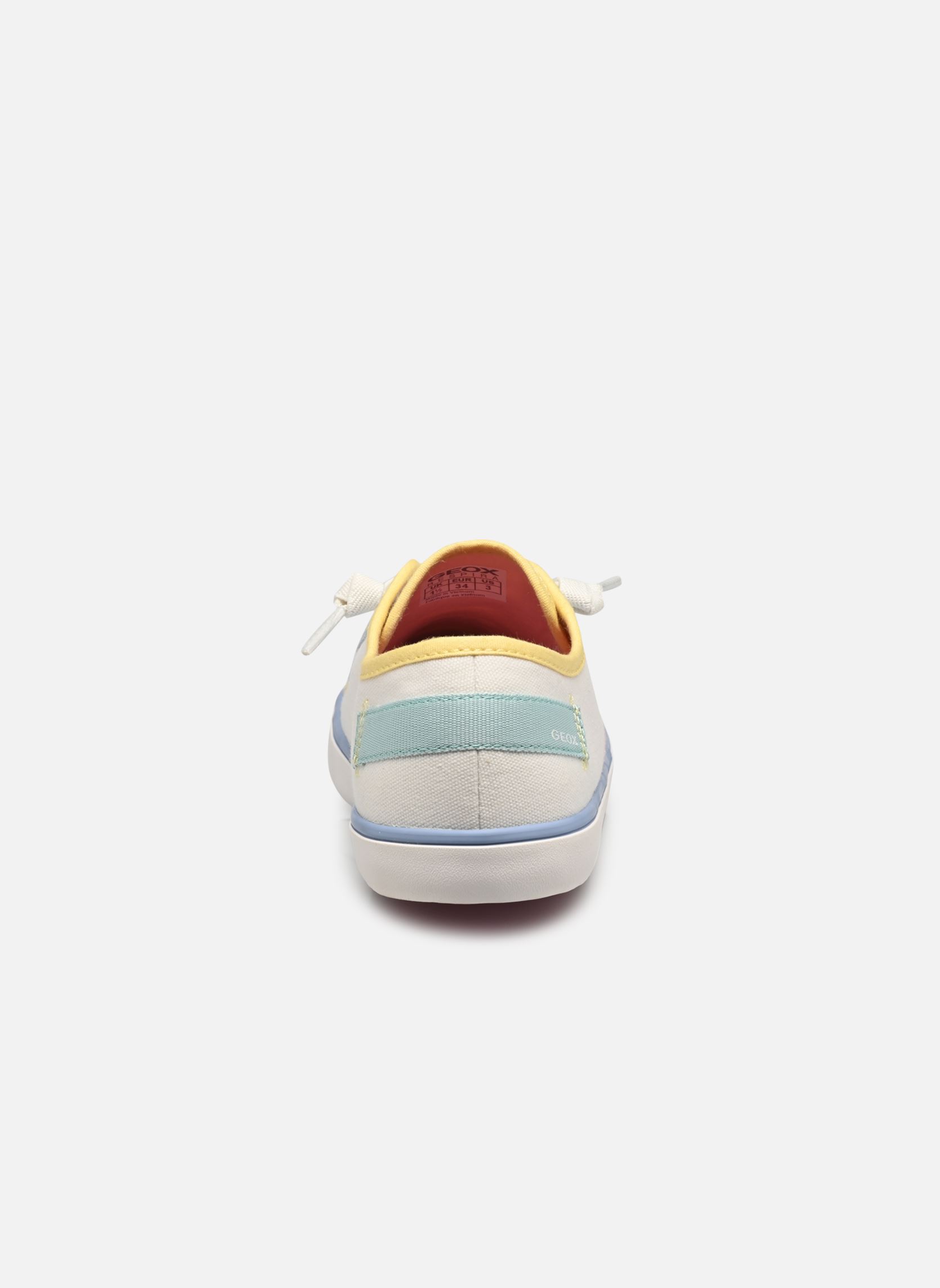 Lage sneakers J Gisli Girl F meisjes wit Geox Lage sneakers J Gisli Girl F meisjes wit WHITE/LT YELLOW