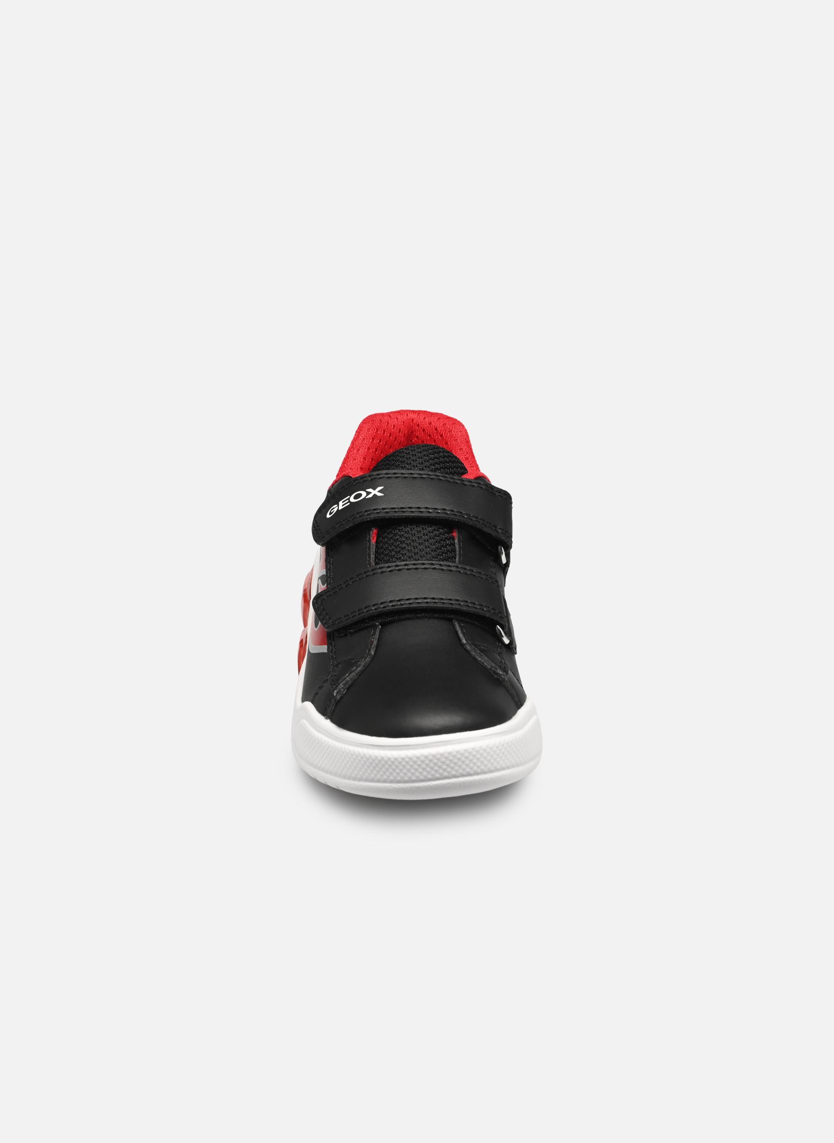 Baskets basses J Illuminus Boy A garçon noir Geox Baskets basses J Illuminus Boy A garçon noir Noir/rouge