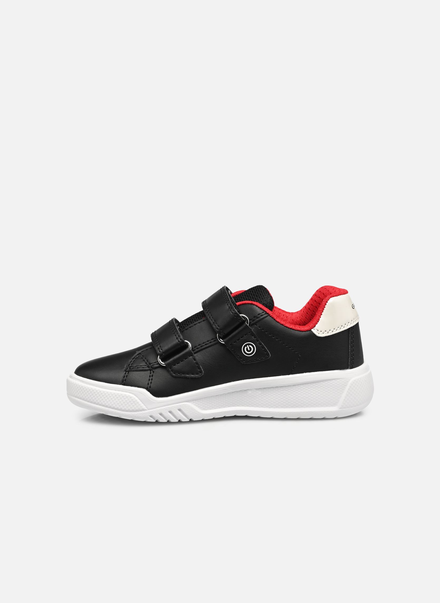 Baskets basses J Illuminus Boy A garçon noir Geox Baskets basses J Illuminus Boy A garçon noir Noir/rouge