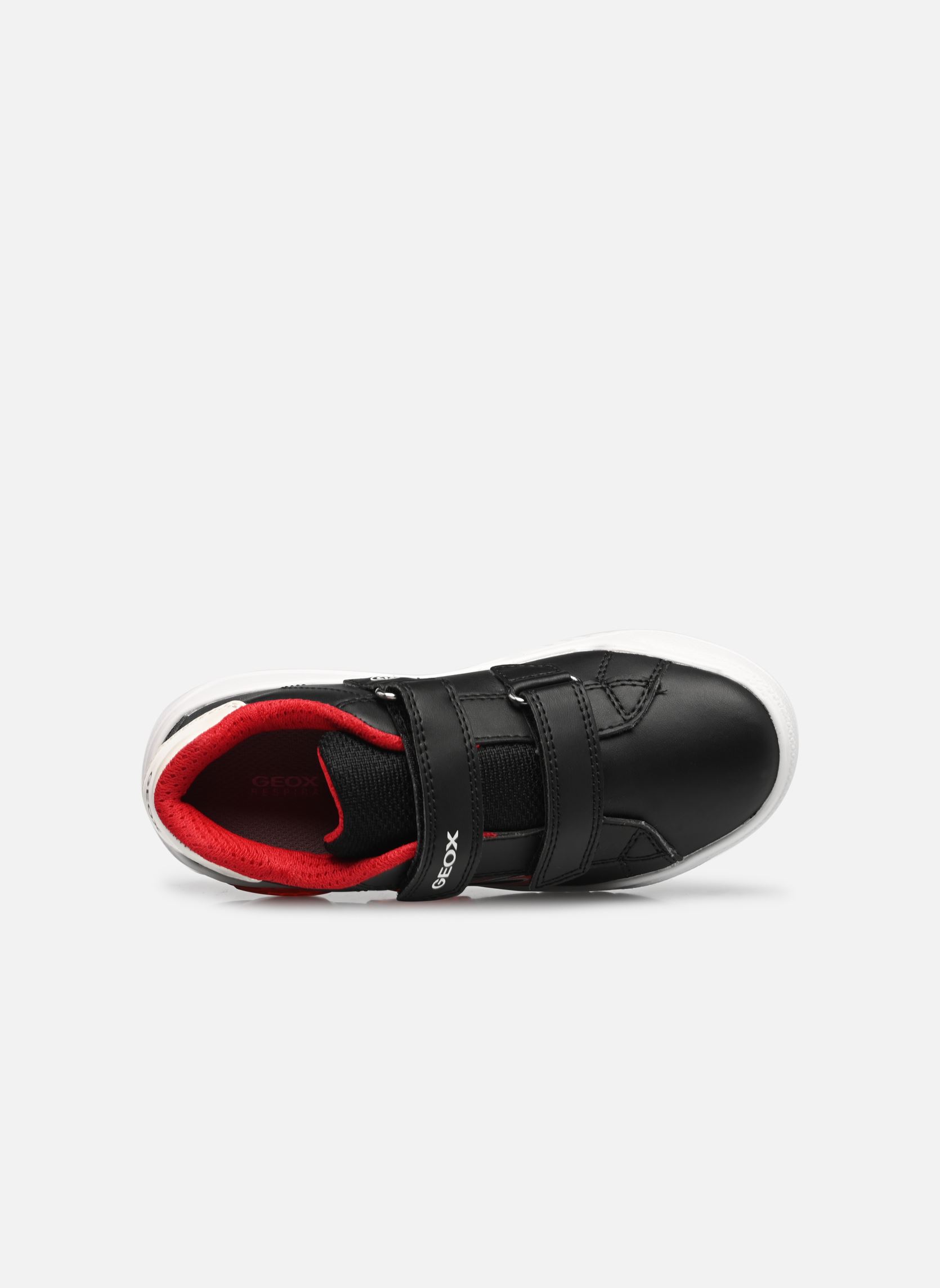 Baskets basses J Illuminus Boy A garçon noir Geox Baskets basses J Illuminus Boy A garçon noir Noir/rouge