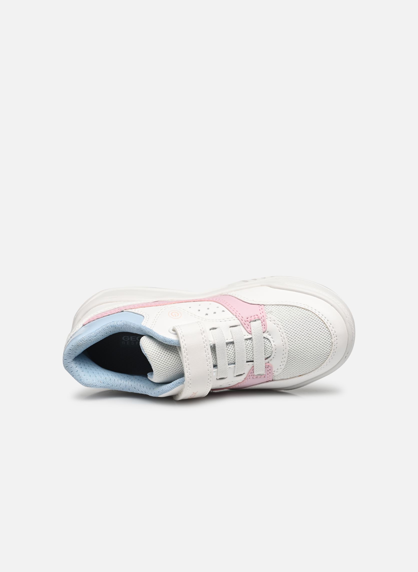 Niedrige Sneaker J Illuminus Girl A mädchen weiß Geox Niedrige Sneaker J Illuminus Girl A mädchen weiß Blanc / Rose