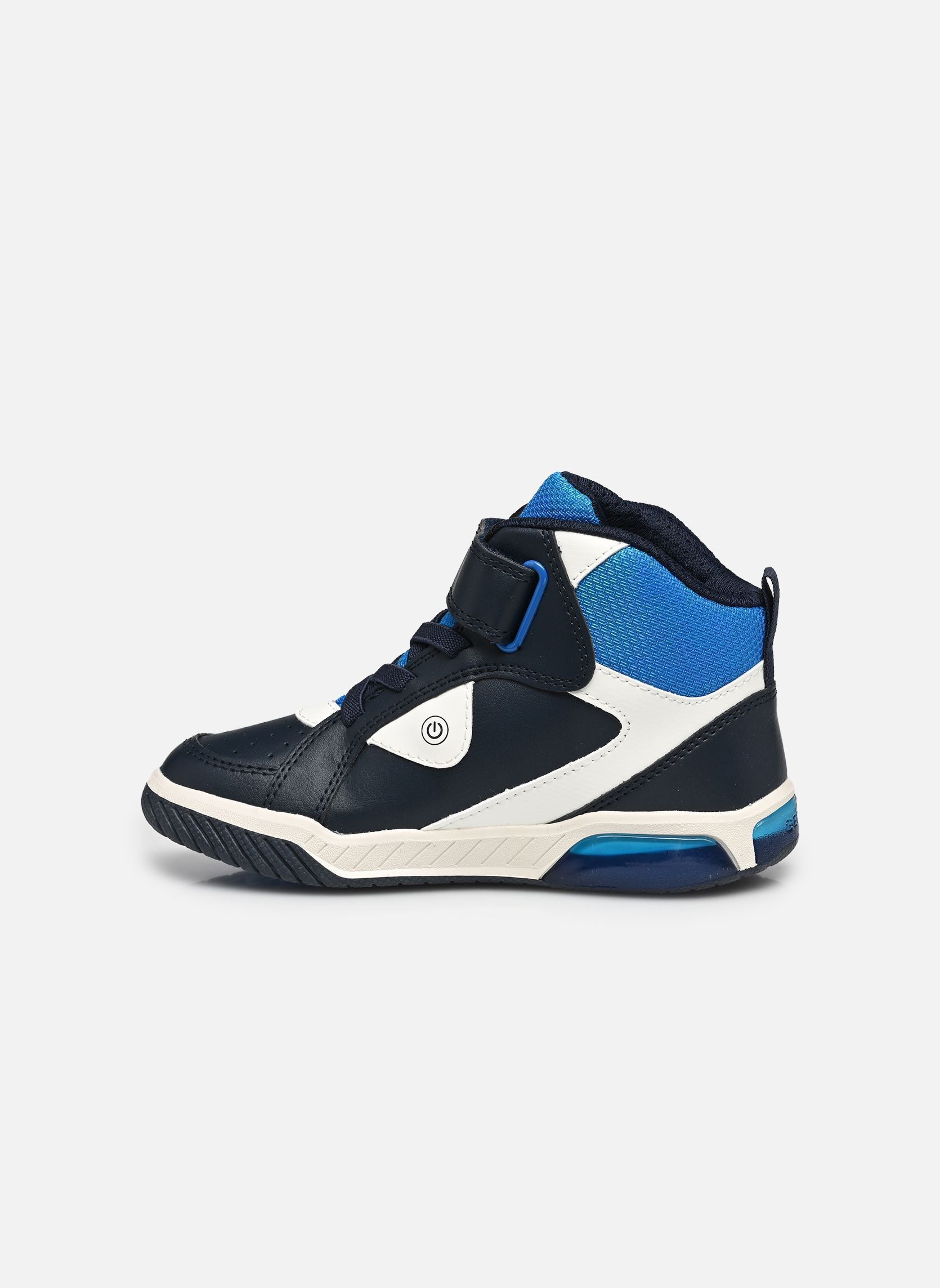 Hoge sneakers J Inek Boy C jongens blauw Geox Hoge sneakers J Inek Boy C jongens blauw NAVY/LT BLUE