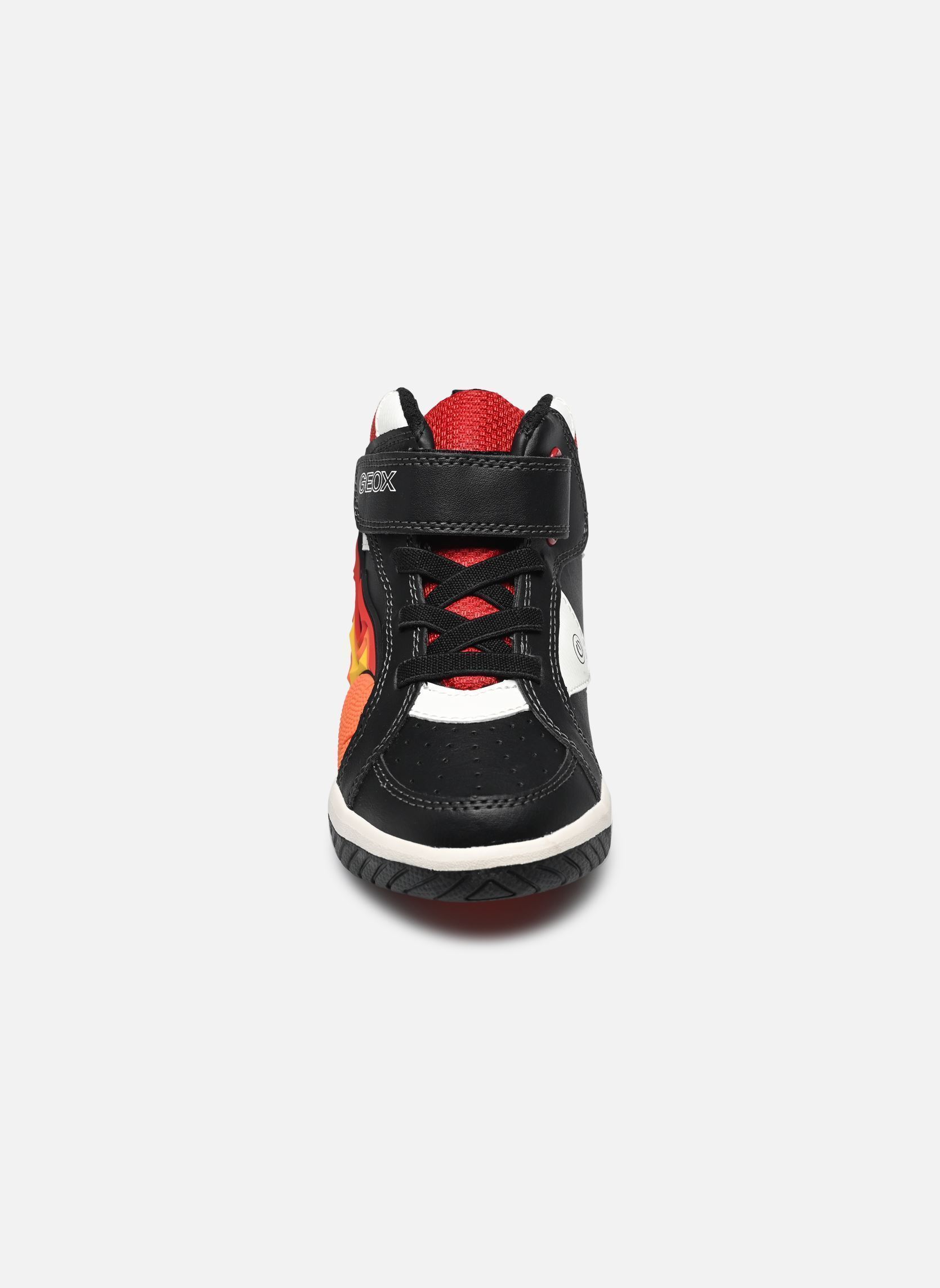 Zapatillas altas J Inek Boy C multicolor Geox Zapatillas altas J Inek Boy C multicolor NOIR/ROUGE