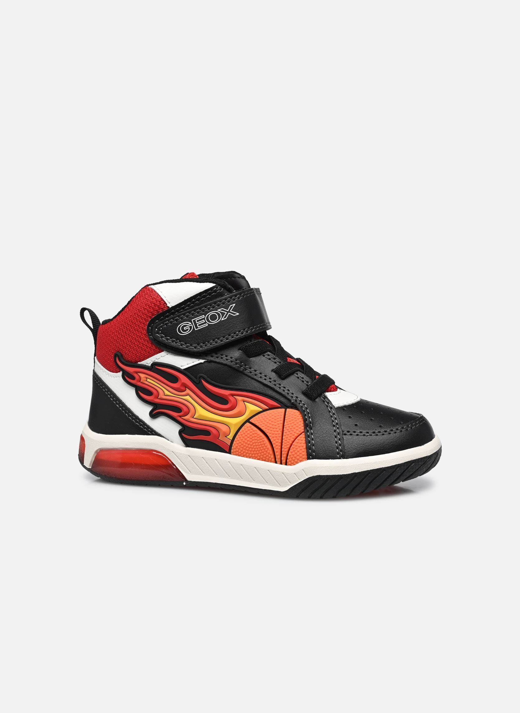 Zapatillas altas J Inek Boy C multicolor Geox Zapatillas altas J Inek Boy C multicolor NOIR/ROUGE