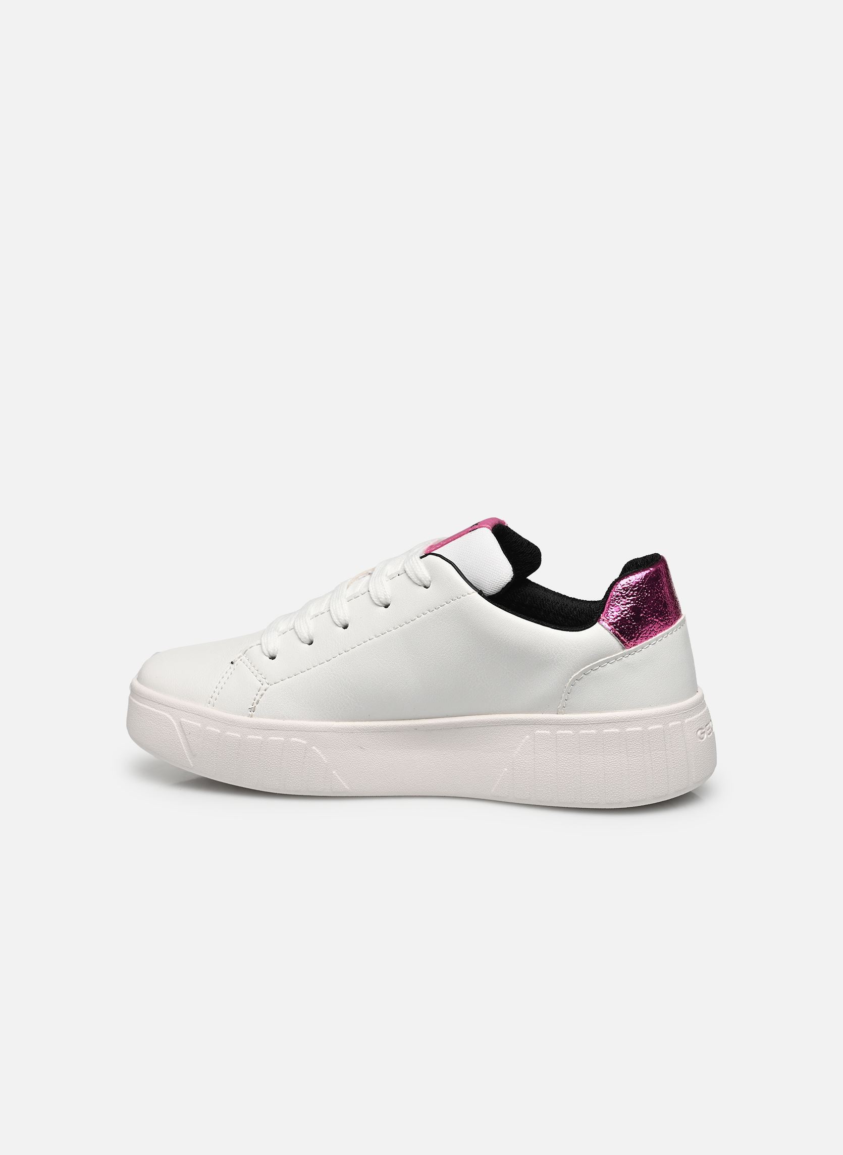 Baskets basses J Mikiroshi Girl A fille blanc Geox Baskets basses J Mikiroshi Girl A fille blanc Blanc/Fuchsia Foncé