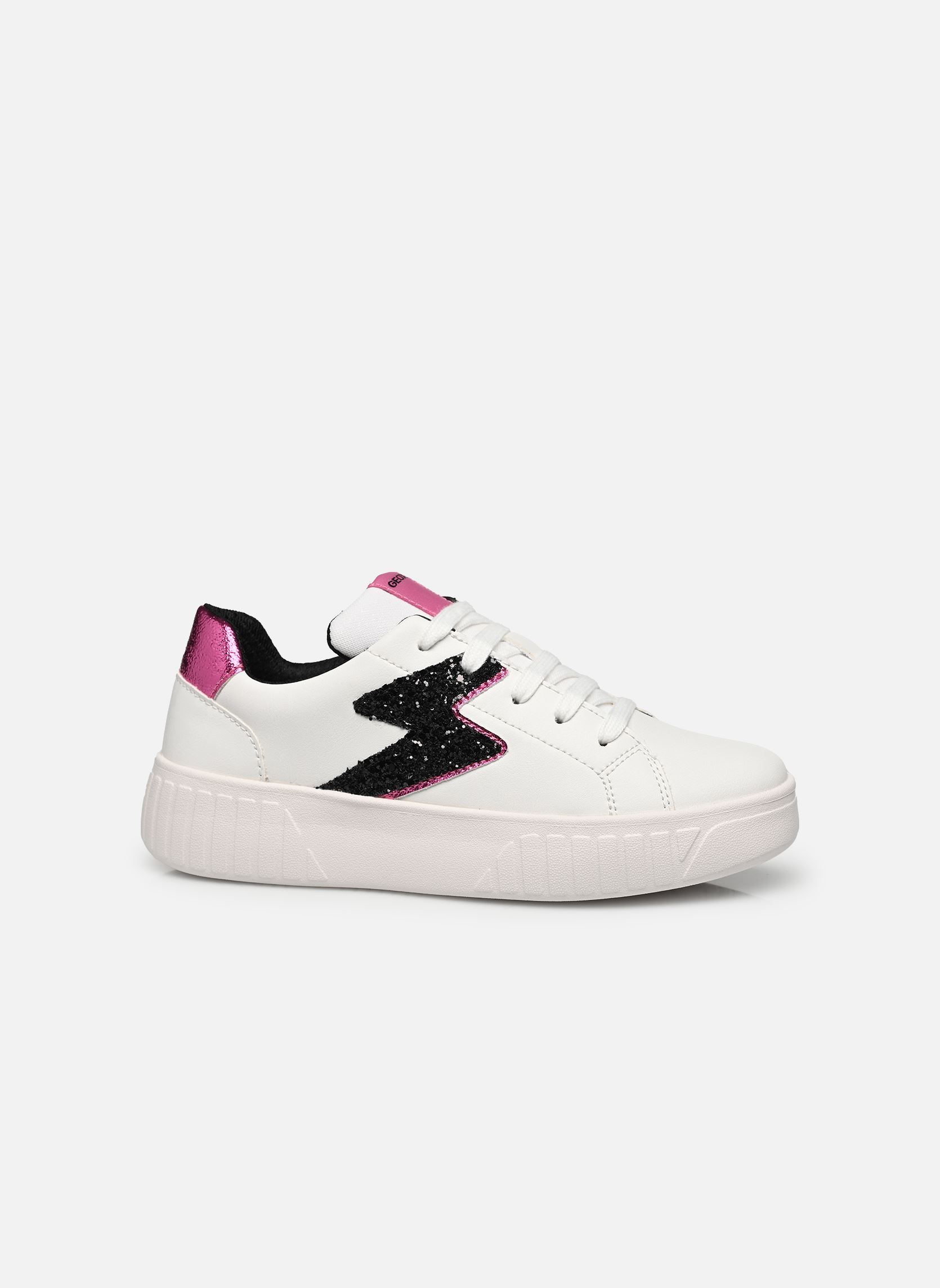 Baskets basses J Mikiroshi Girl A fille blanc Geox Baskets basses J Mikiroshi Girl A fille blanc Blanc/Fuchsia Foncé