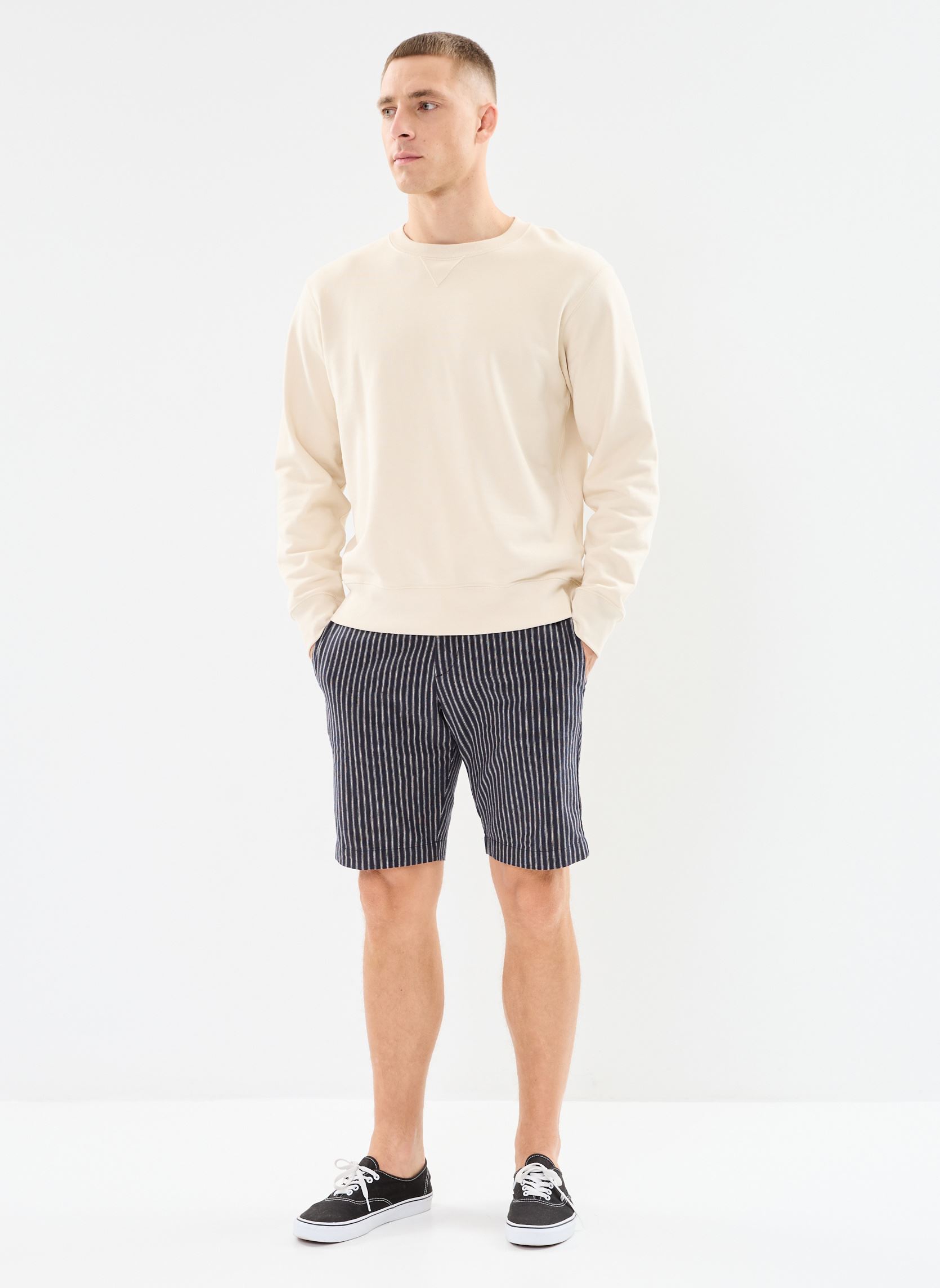 Bermudas MY25063 homme bleu IKKS Men Bermudas MY25063 homme bleu MARINE