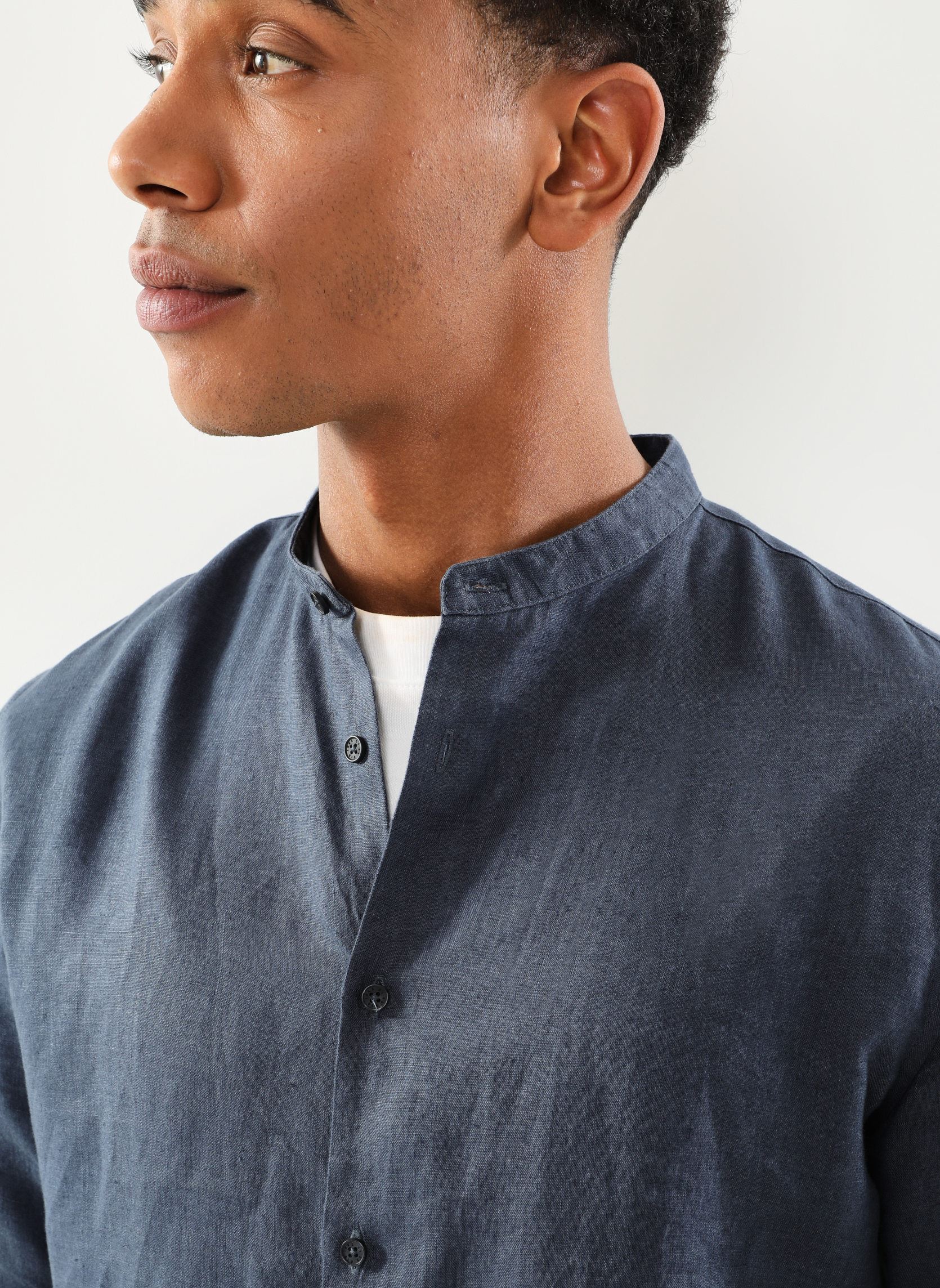 Hemden MY12083 herren blau IKKS Men Hemden MY12083 herren blau BLEU SAPHIR