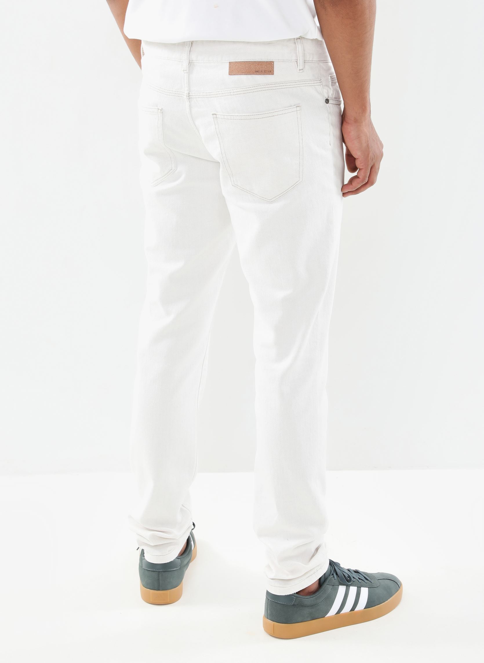 Vaqueros ajustados y entubados MY29073 hombre blanco IKKS Men Vaqueros ajustados y entubados MY29073 hombre blanco IVOIRE