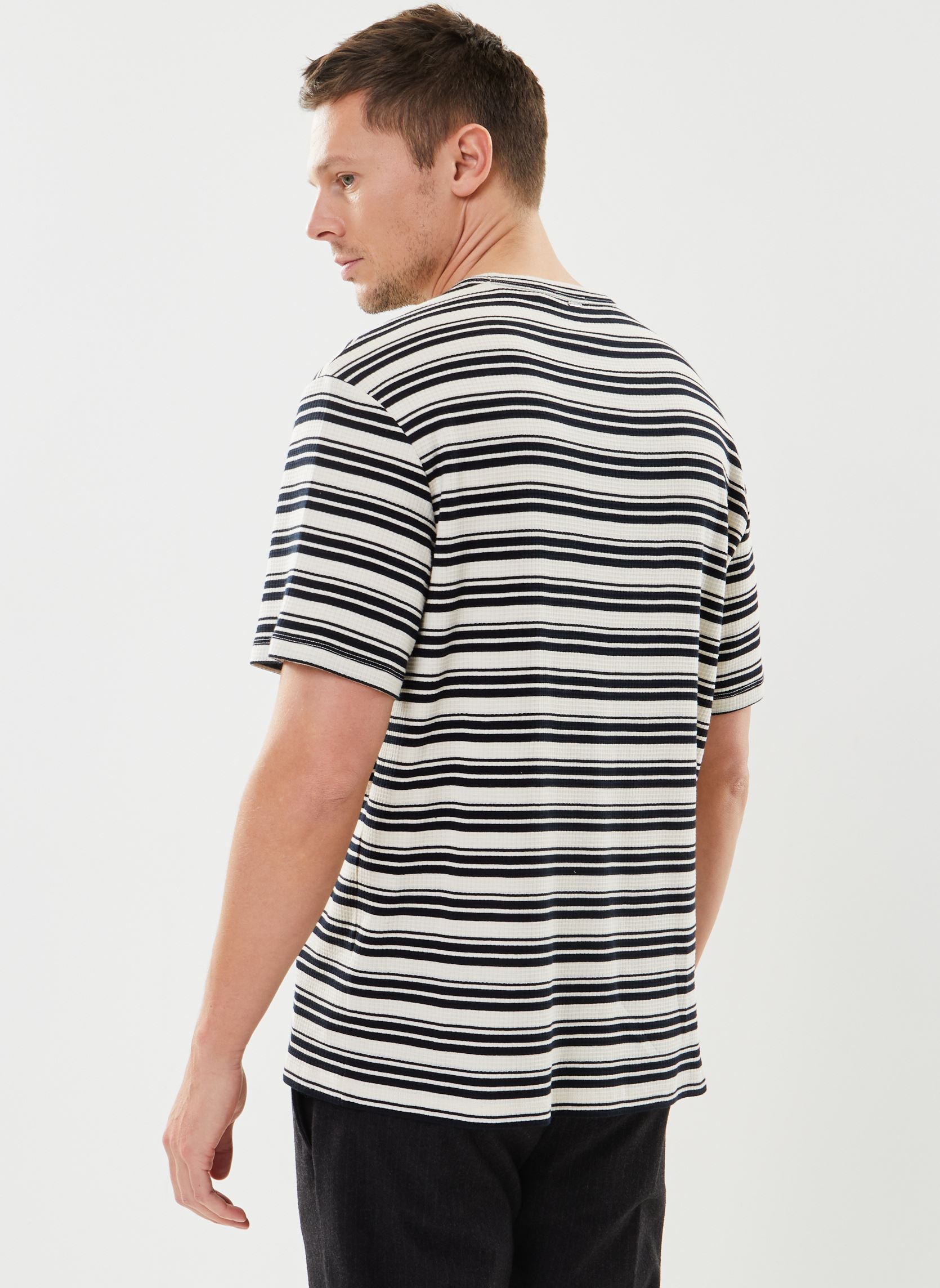 Tee-shirts manches courtes MY10243 homme blanc IKKS Men Tee-shirts manches courtes MY10243 homme blanc IVOIRE