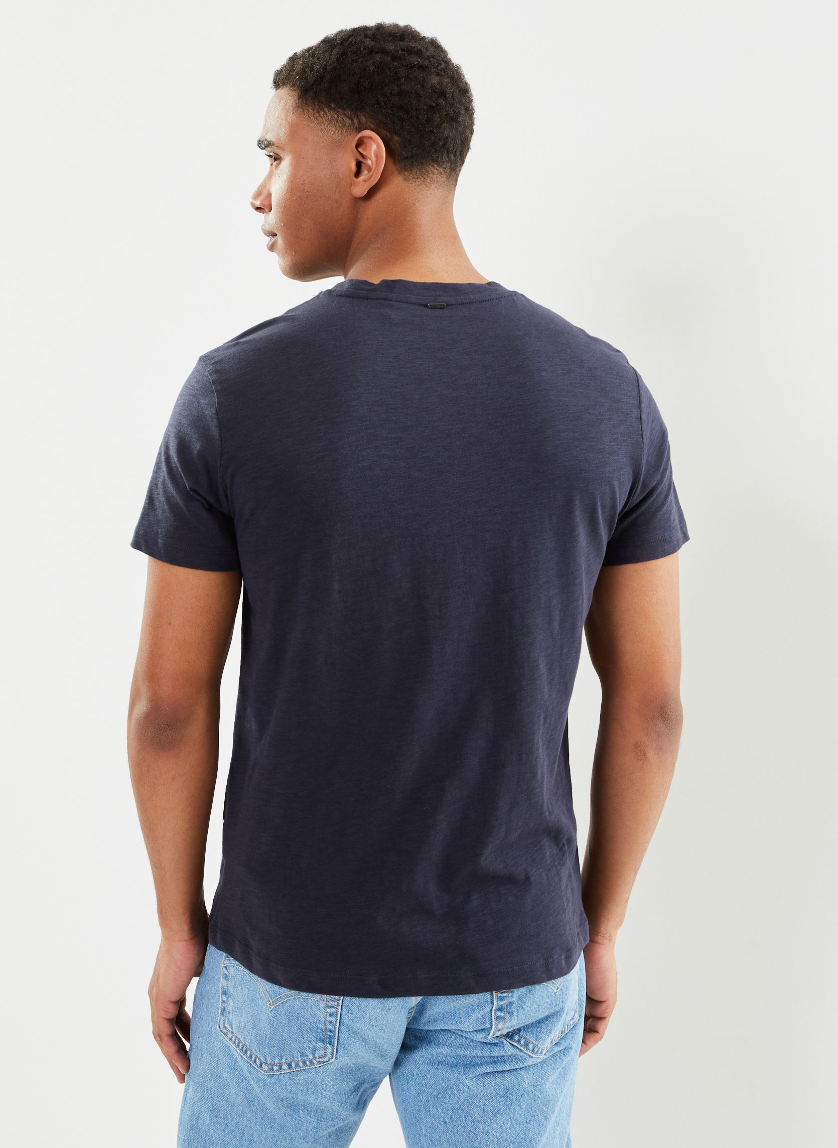 Kurzarm-T-Shirts MY10333 herren blau IKKS Men Kurzarm-T-Shirts MY10333 herren blau MARINE